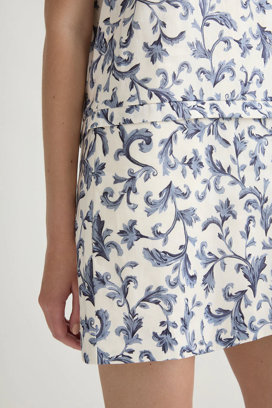 Posse - RUE MINI DRESS - BLUE BAROQUE - Image 8