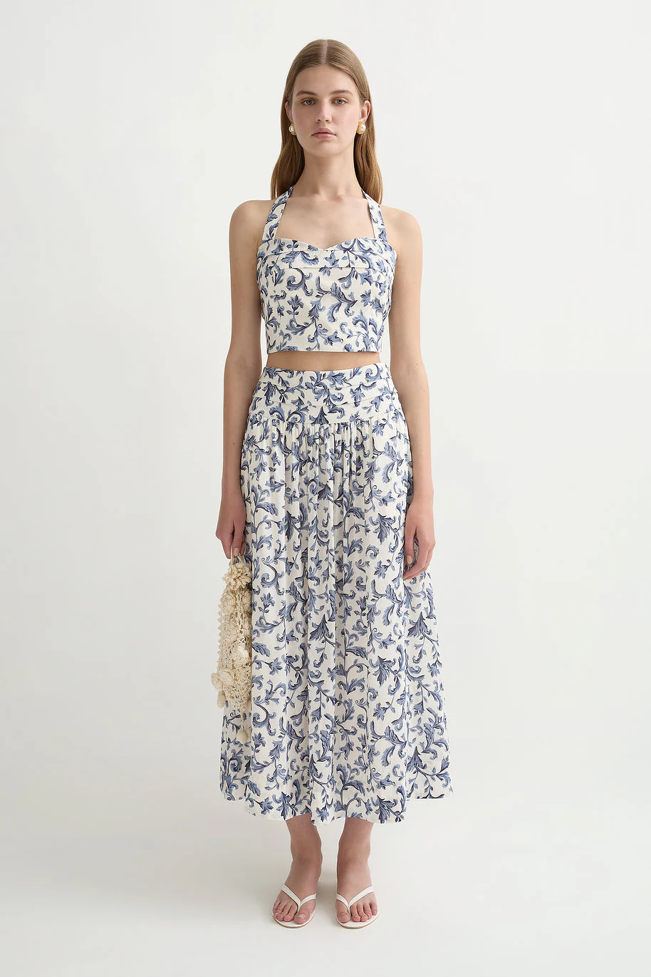 Posse - RUE SKIRT - BLUE BAROQUE - Image 6