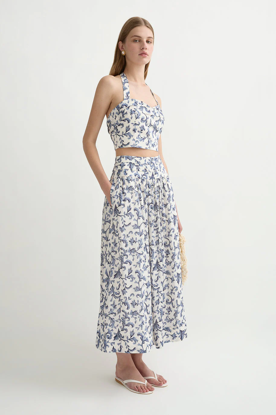Posse - RUE SKIRT - BLUE BAROQUE - Image 8