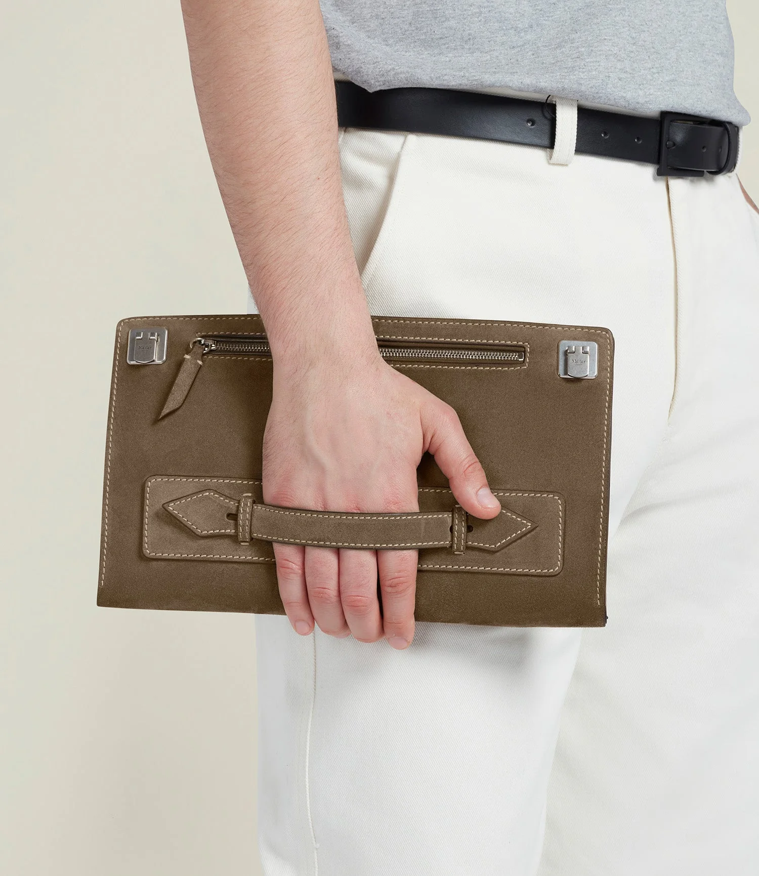 Metier - Runaway I Suede Khaki - Image 4