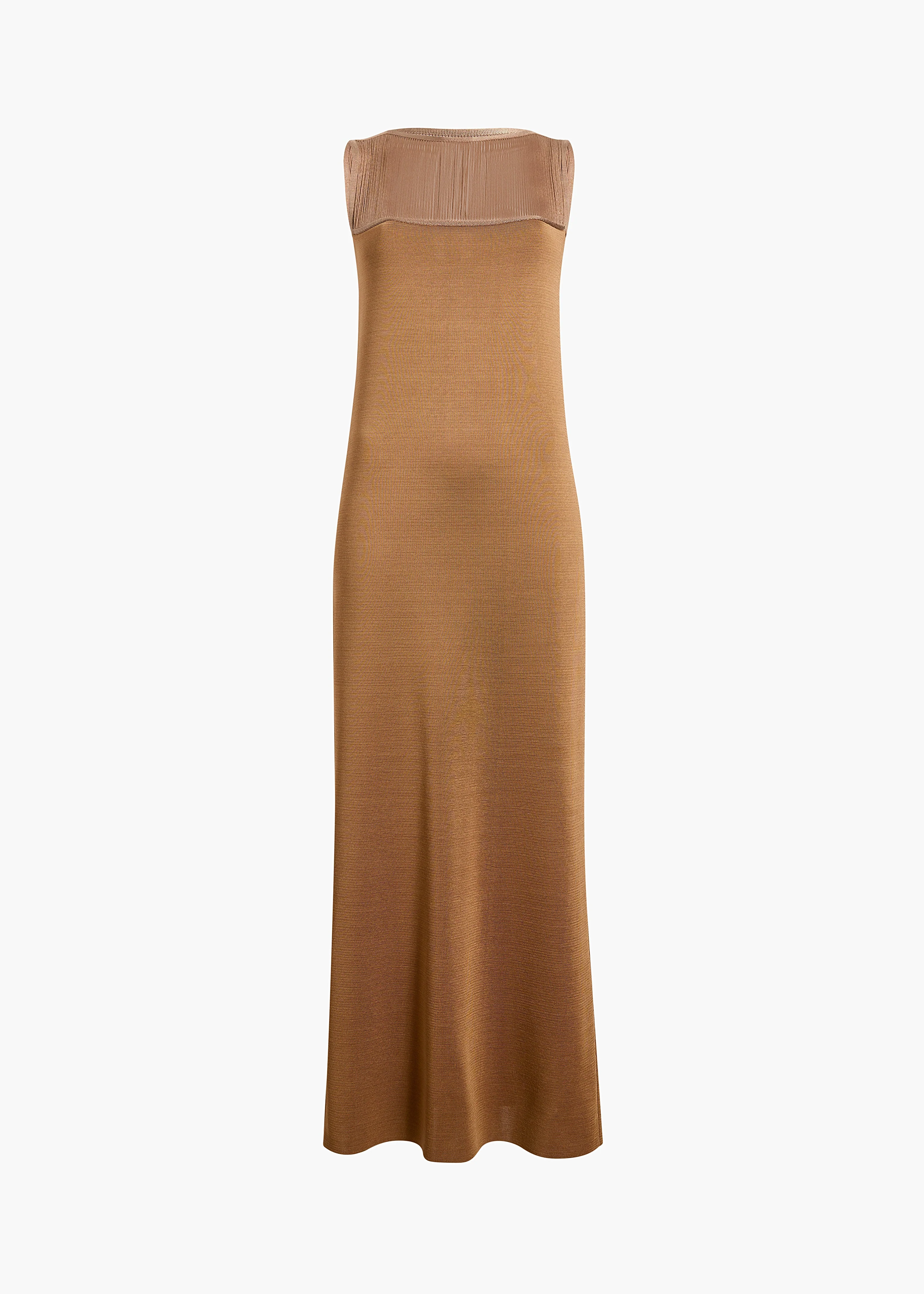 Khaite - Ruslan Dress in Almond - Image 8