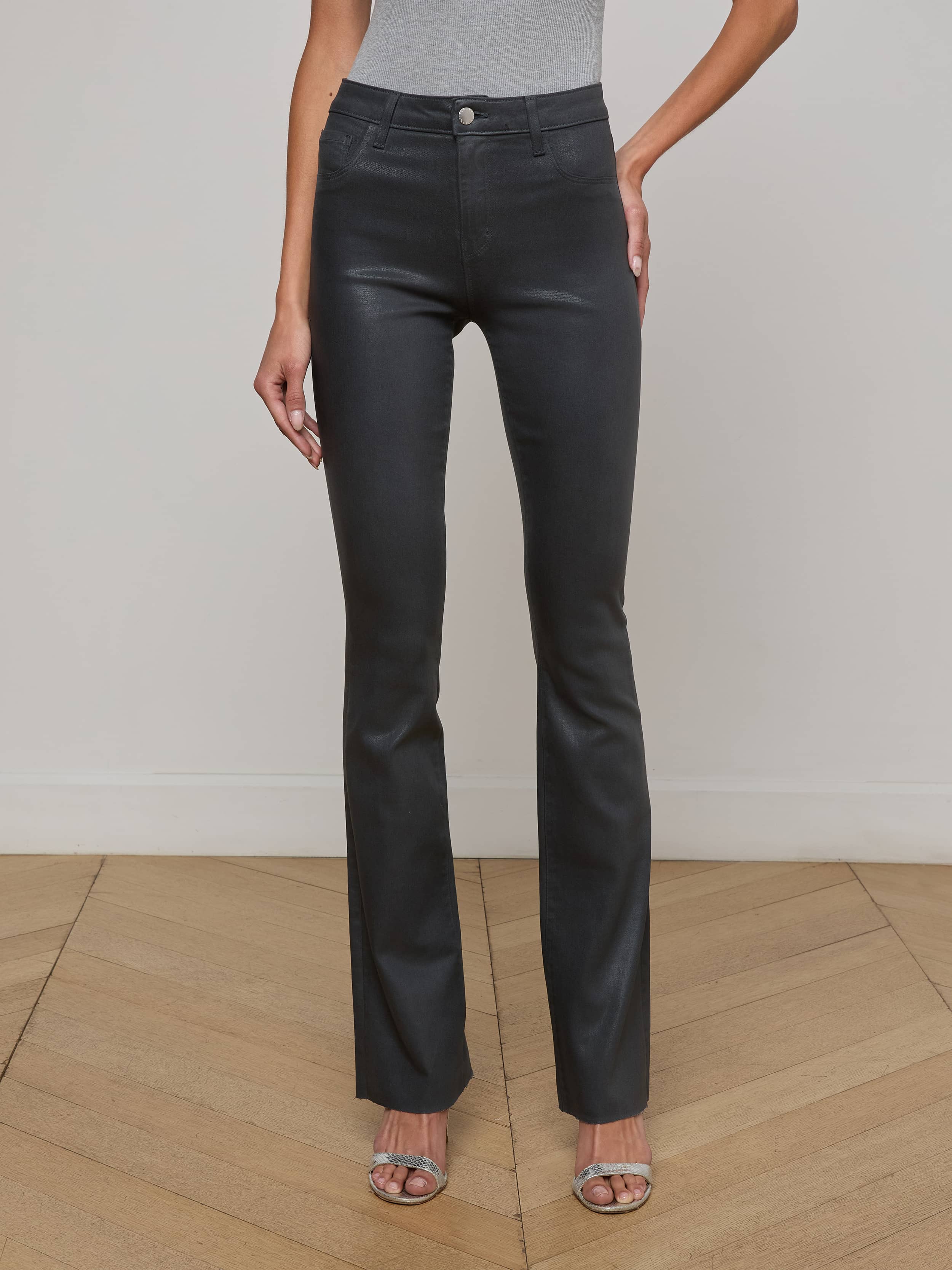 L'AGENCE - Ruth Coated Straight - Leg Jean - Image 2