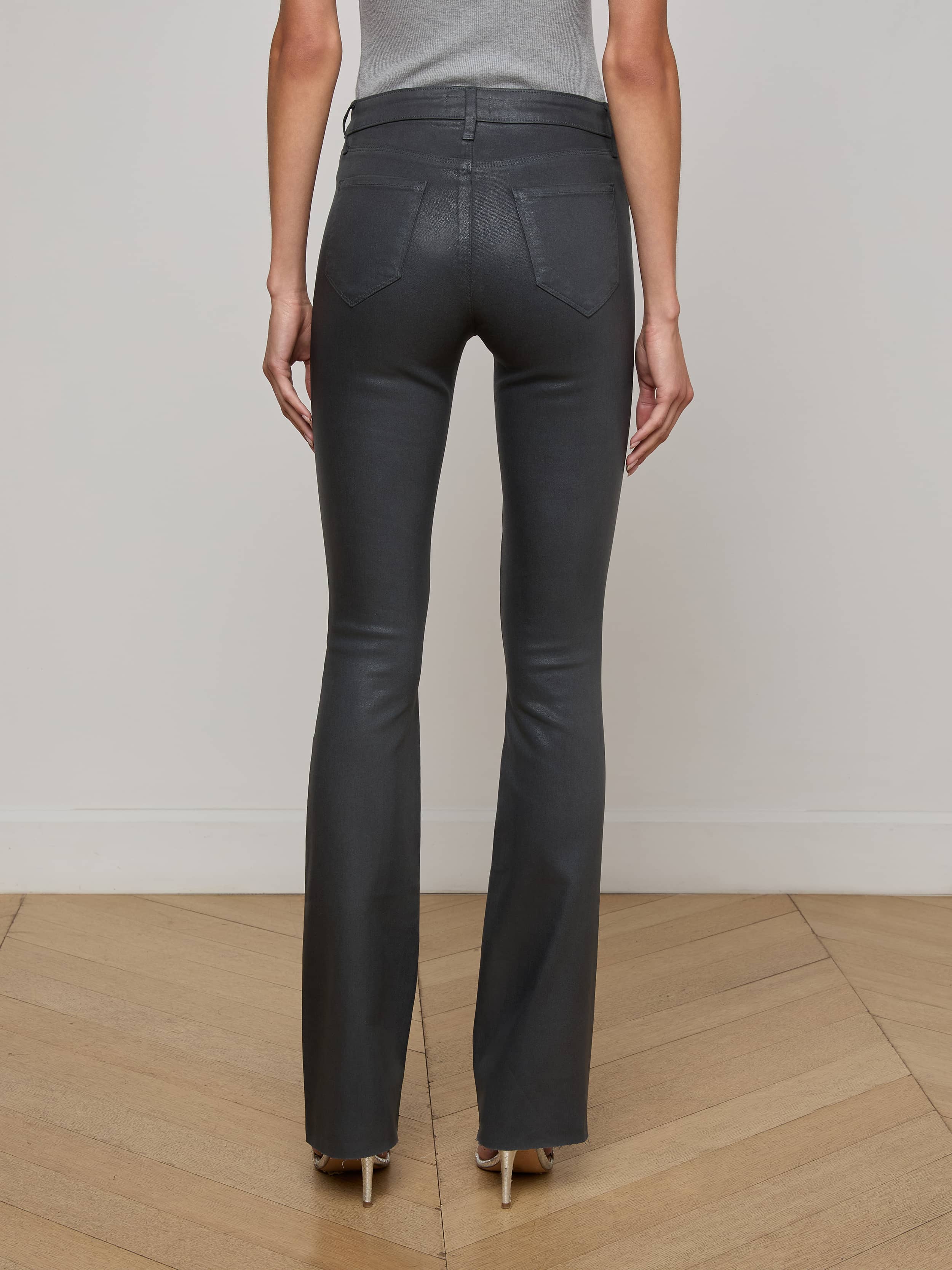 L'AGENCE - Ruth Coated Straight - Leg Jean - Image 4
