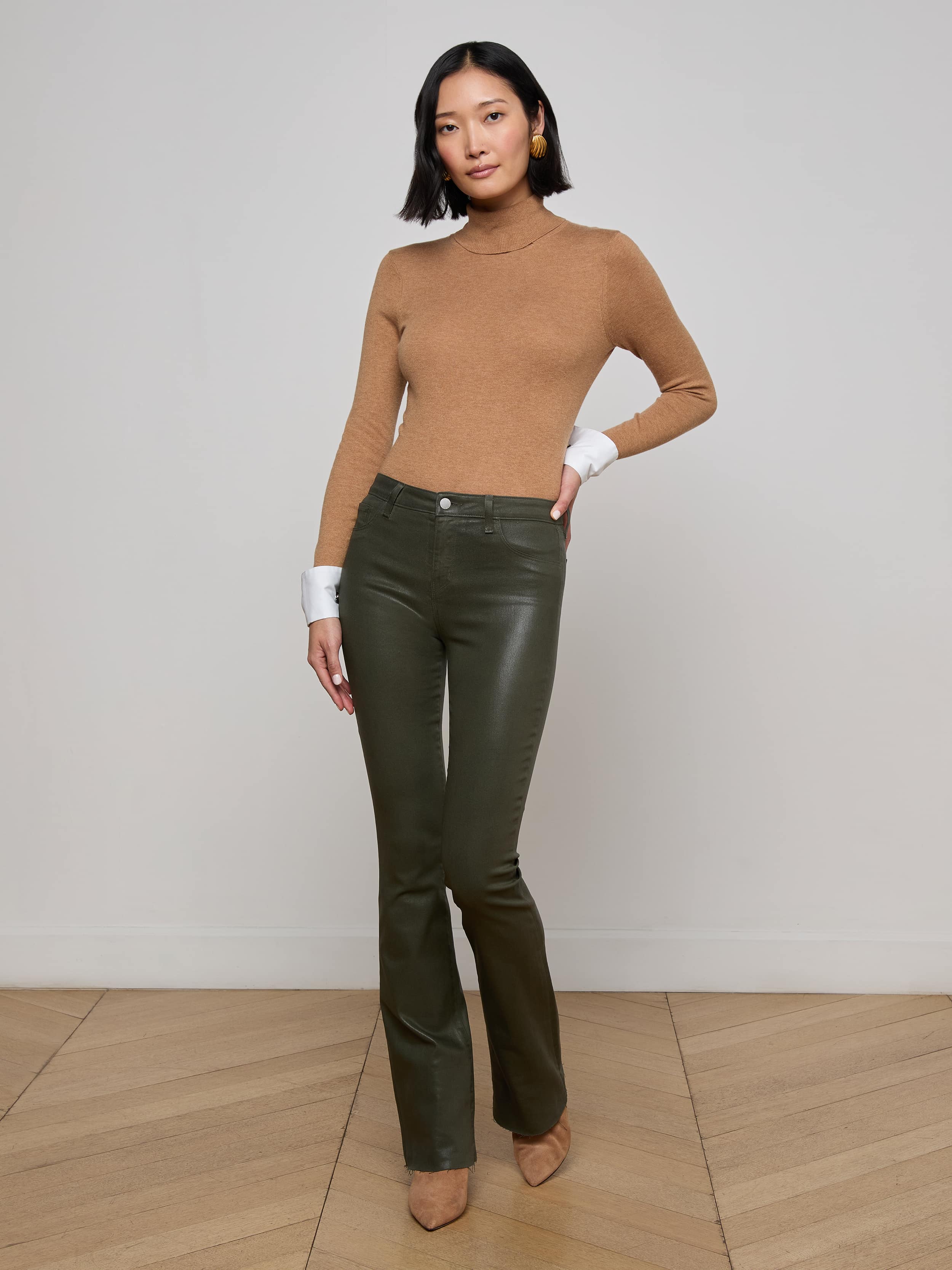L'AGENCE - Ruth Coated Straight - Leg Jean - Image 7