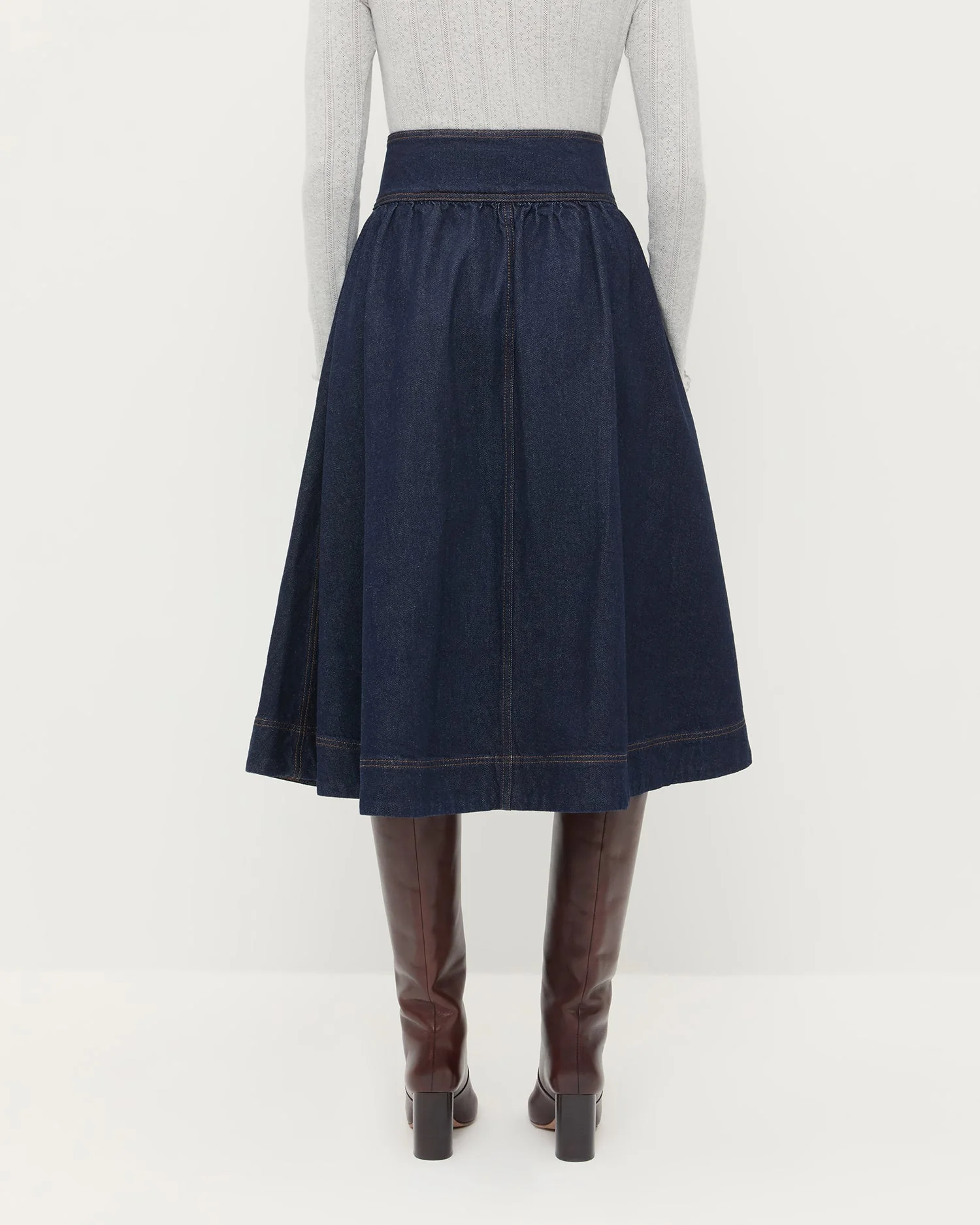 Loeffler Randall - Ruthie Denim Skirt - Image 3