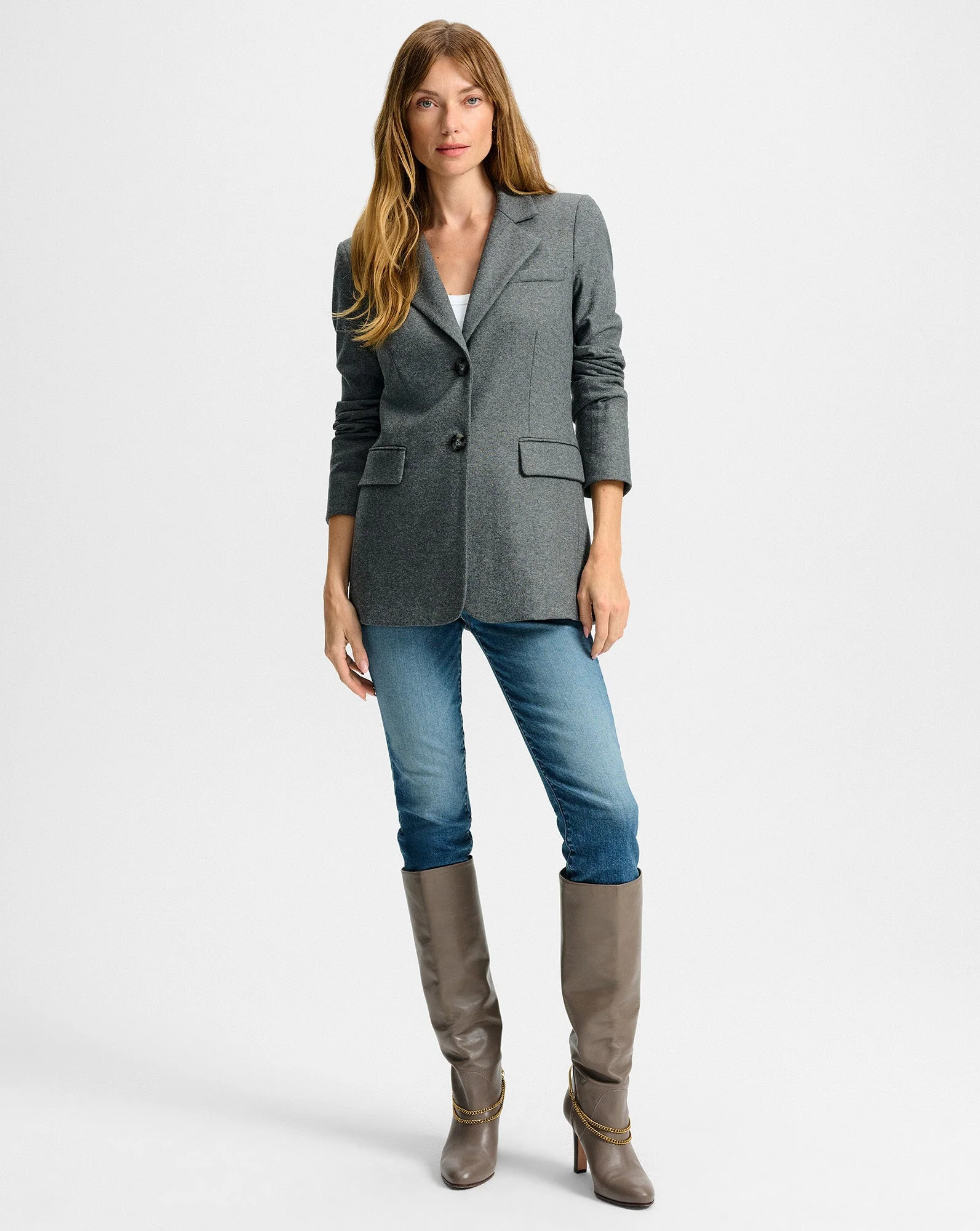 Veronica Beard - Ryanne Wool Jersey Jacket - Image 2
