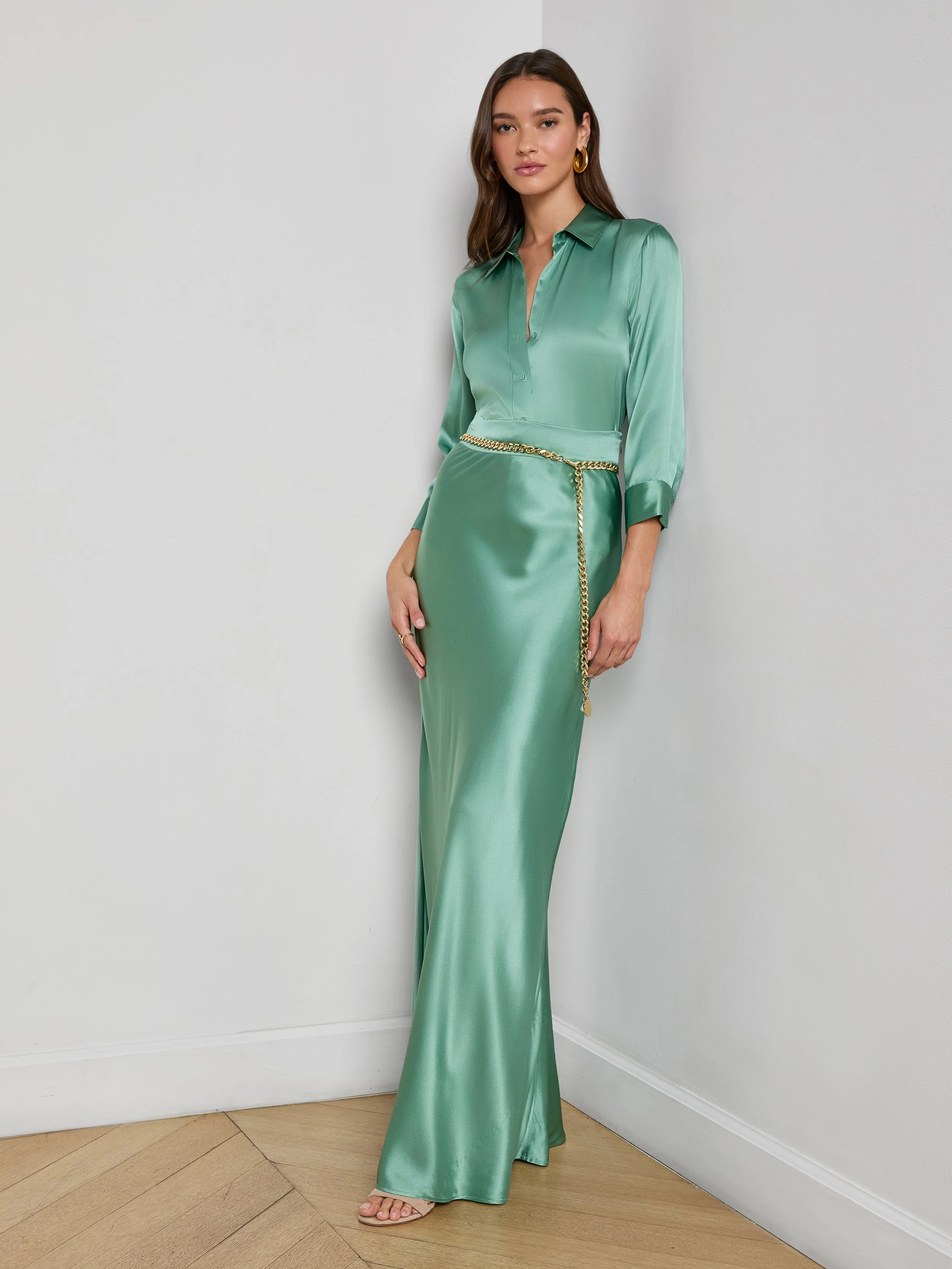 L'AGENCE - Ryker Silk Maxi Skirt - Image 6