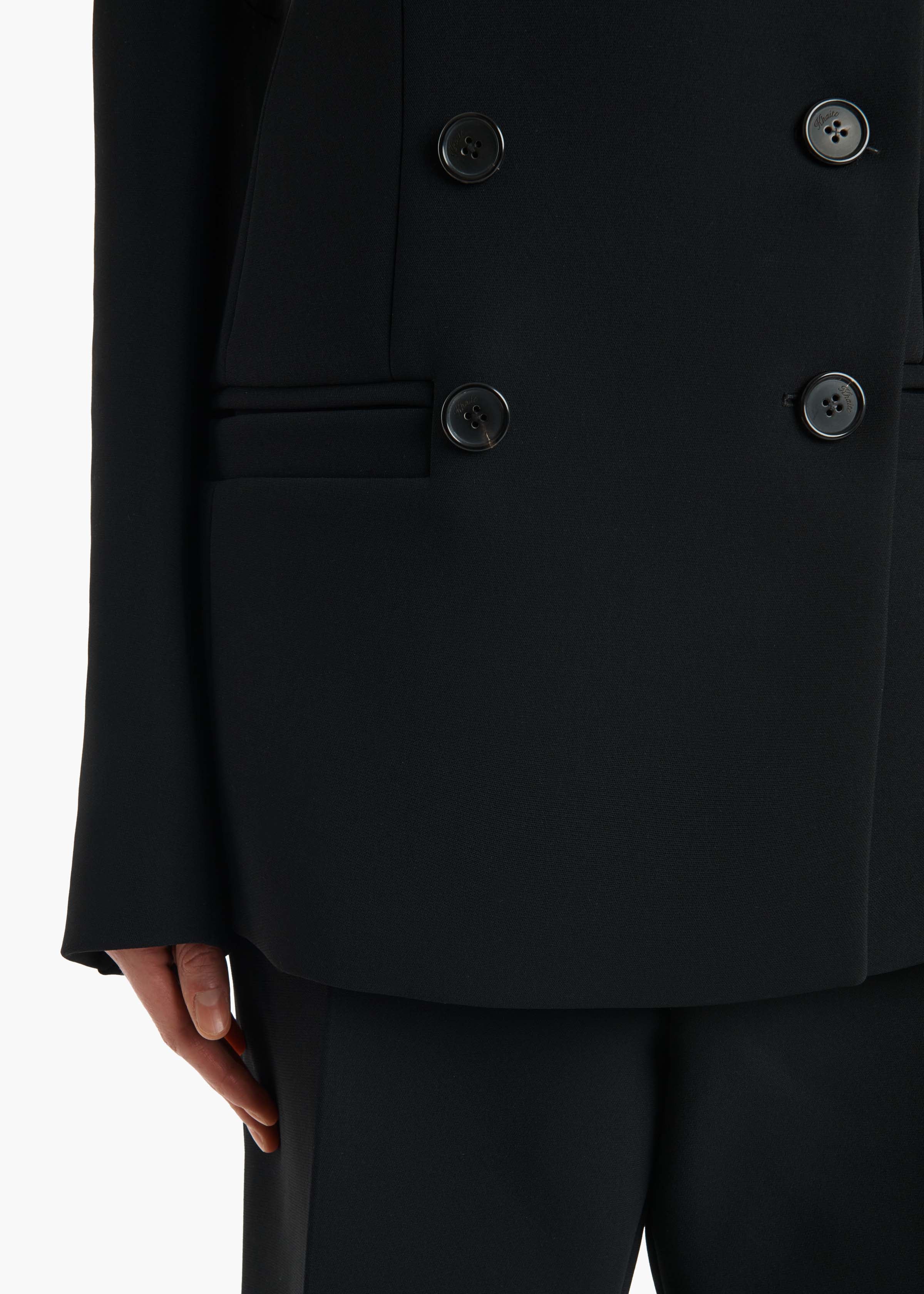 Khaite - Sabel Jacket in Black - Image 14