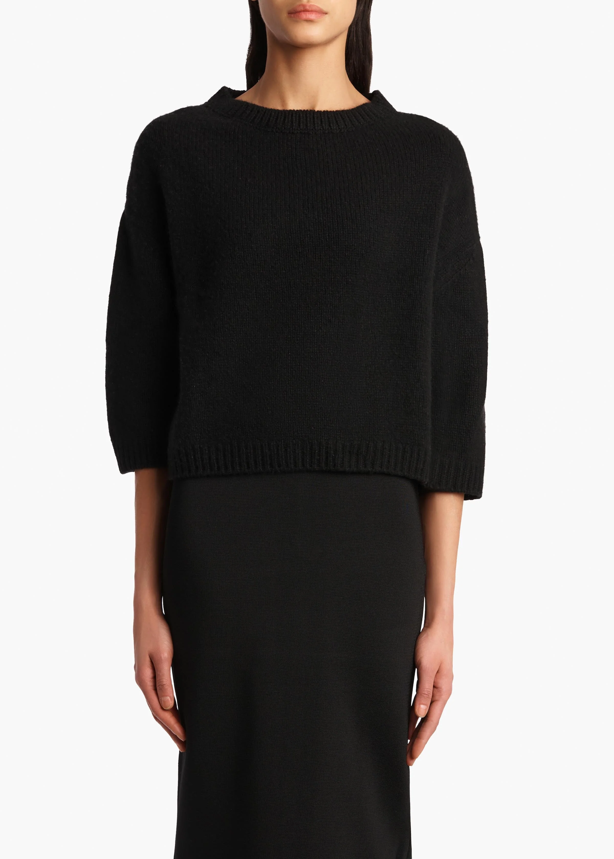 Khaite - Sabina Sweater in Black - Image 10