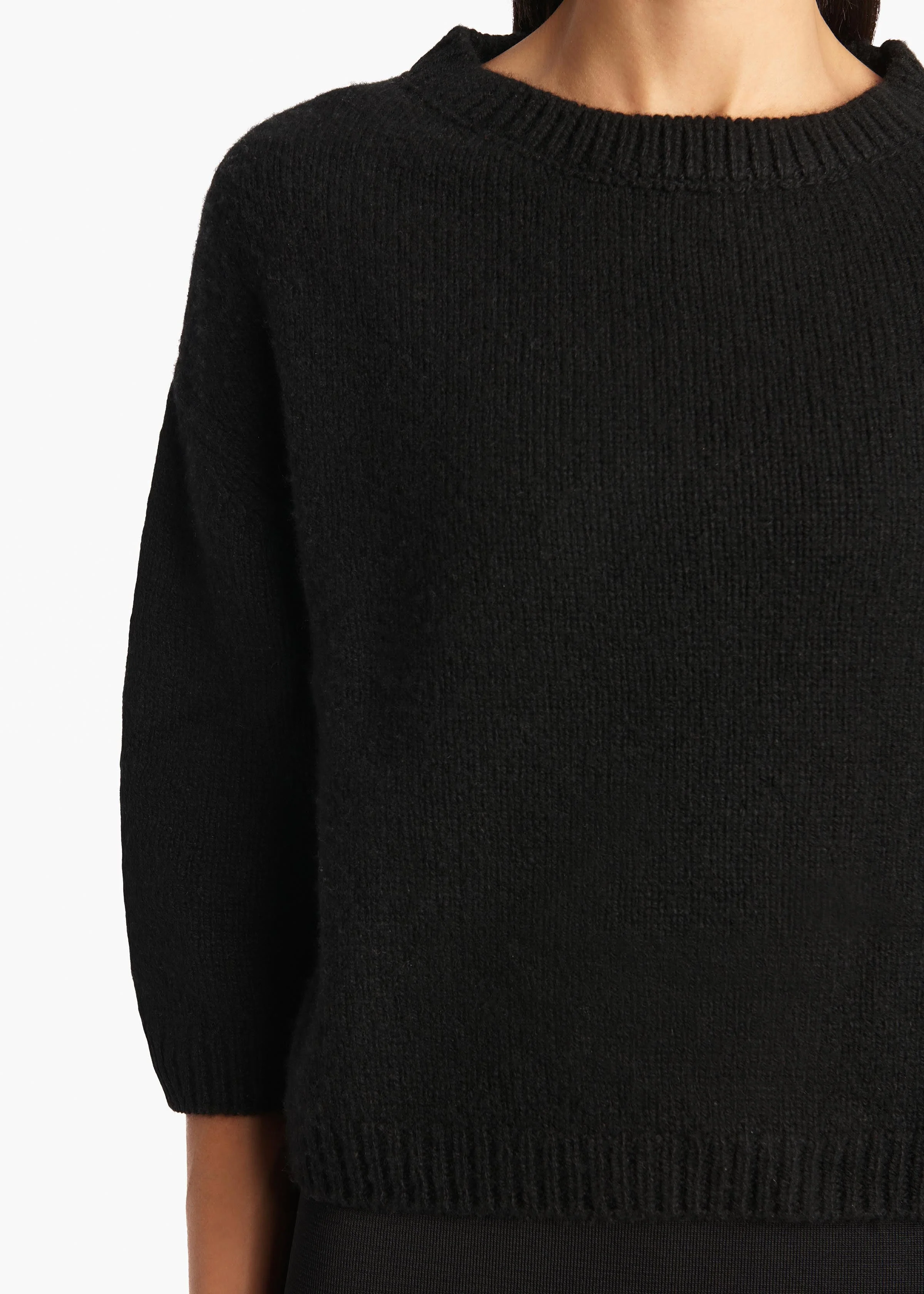 Khaite - Sabina Sweater in Black - Image 12
