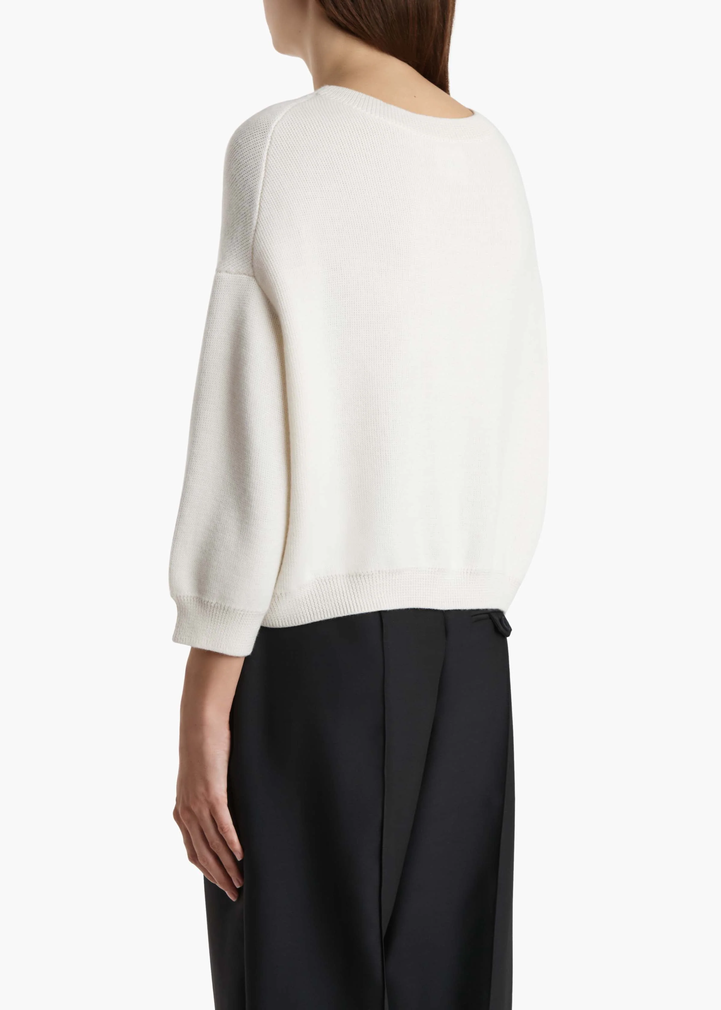 Khaite - Sabina Sweater in Ivory - Image 11