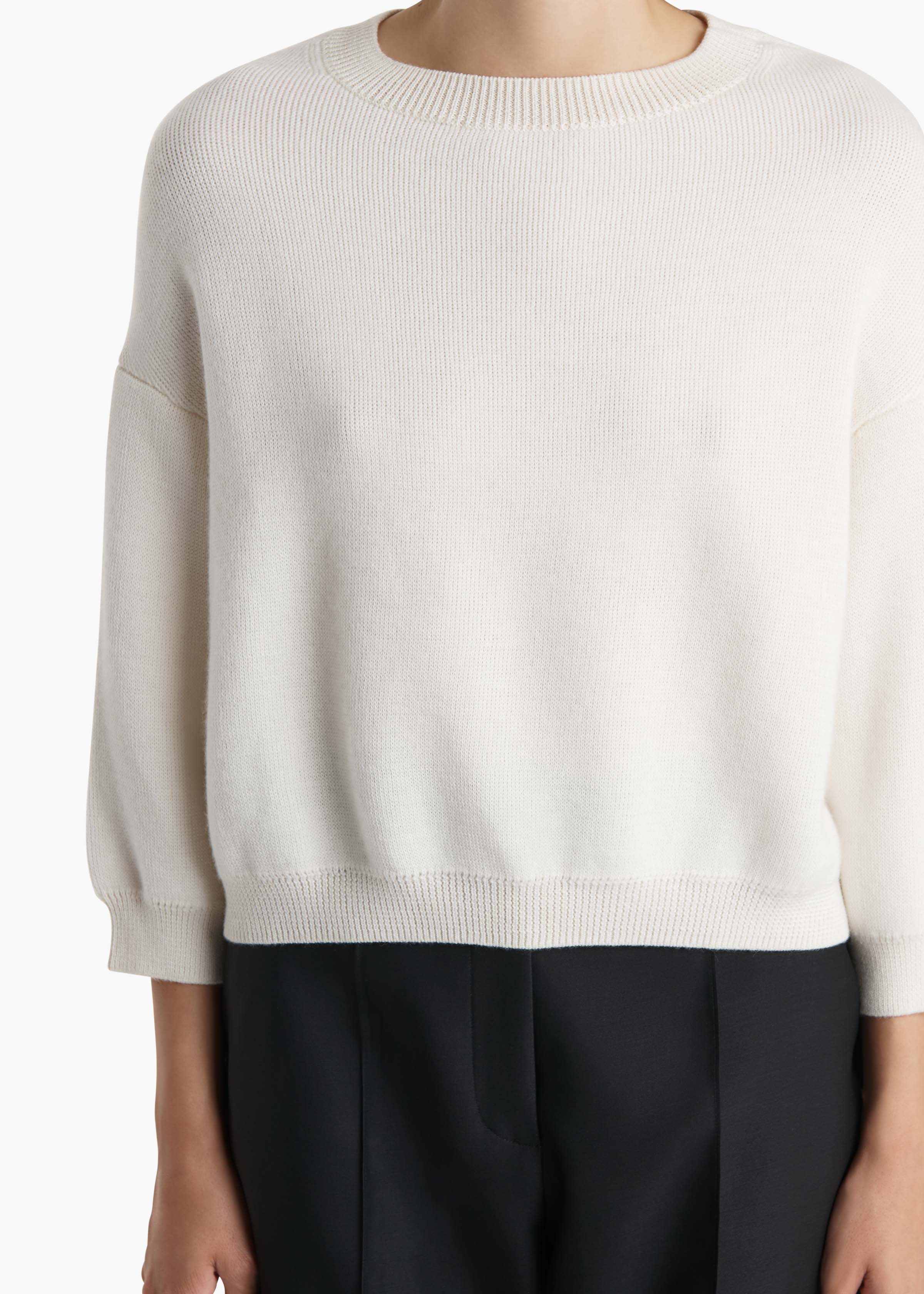 Khaite - Sabina Sweater in Ivory - Image 12