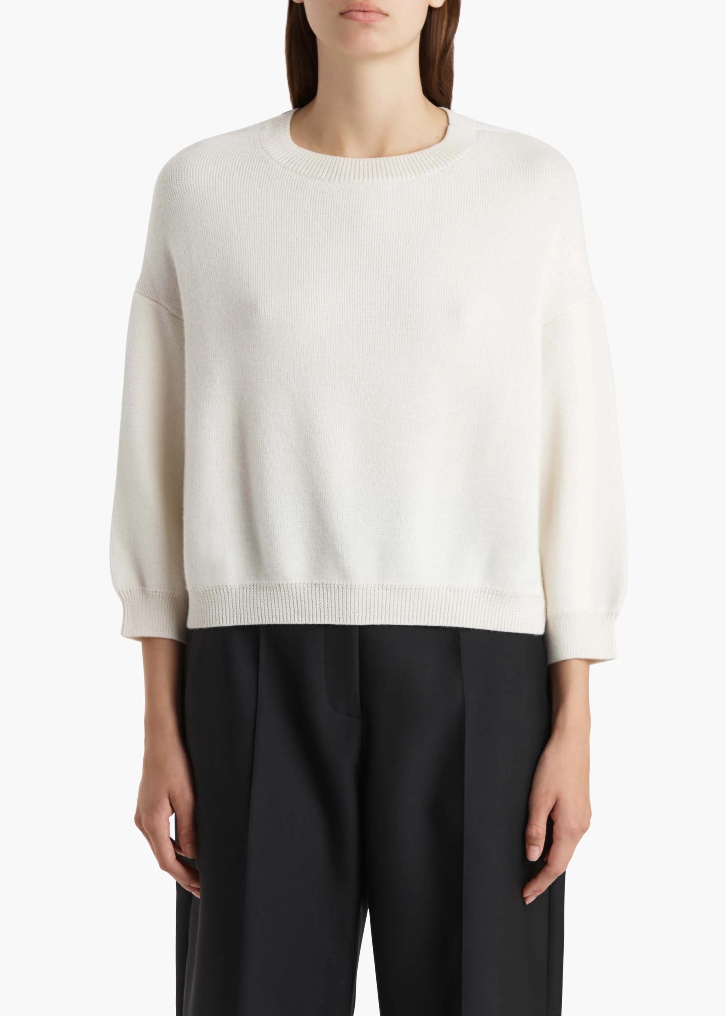Khaite - Sabina Sweater in Ivory - Image 3