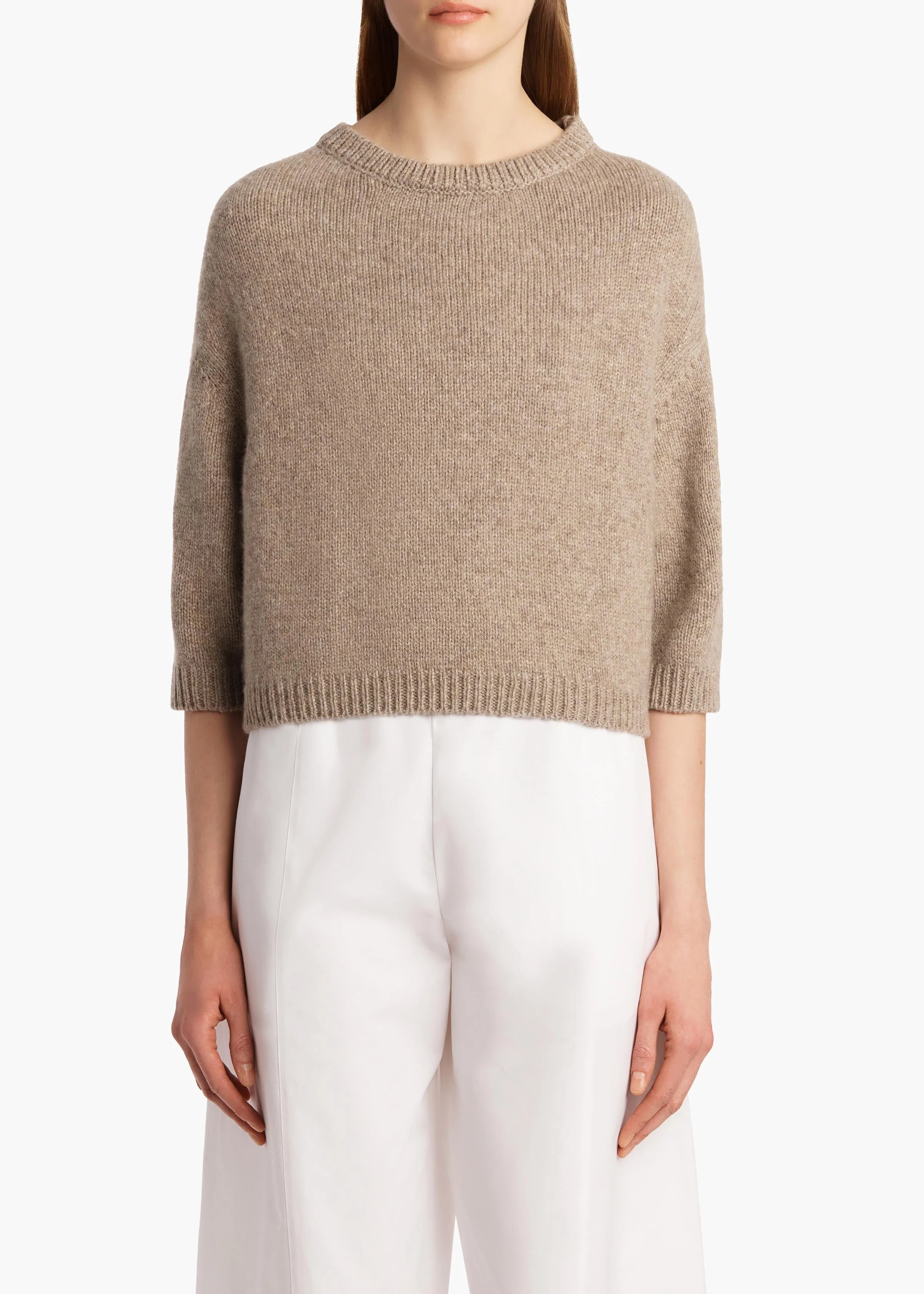 Khaite - Sabina Sweater in Sepia - Image 3