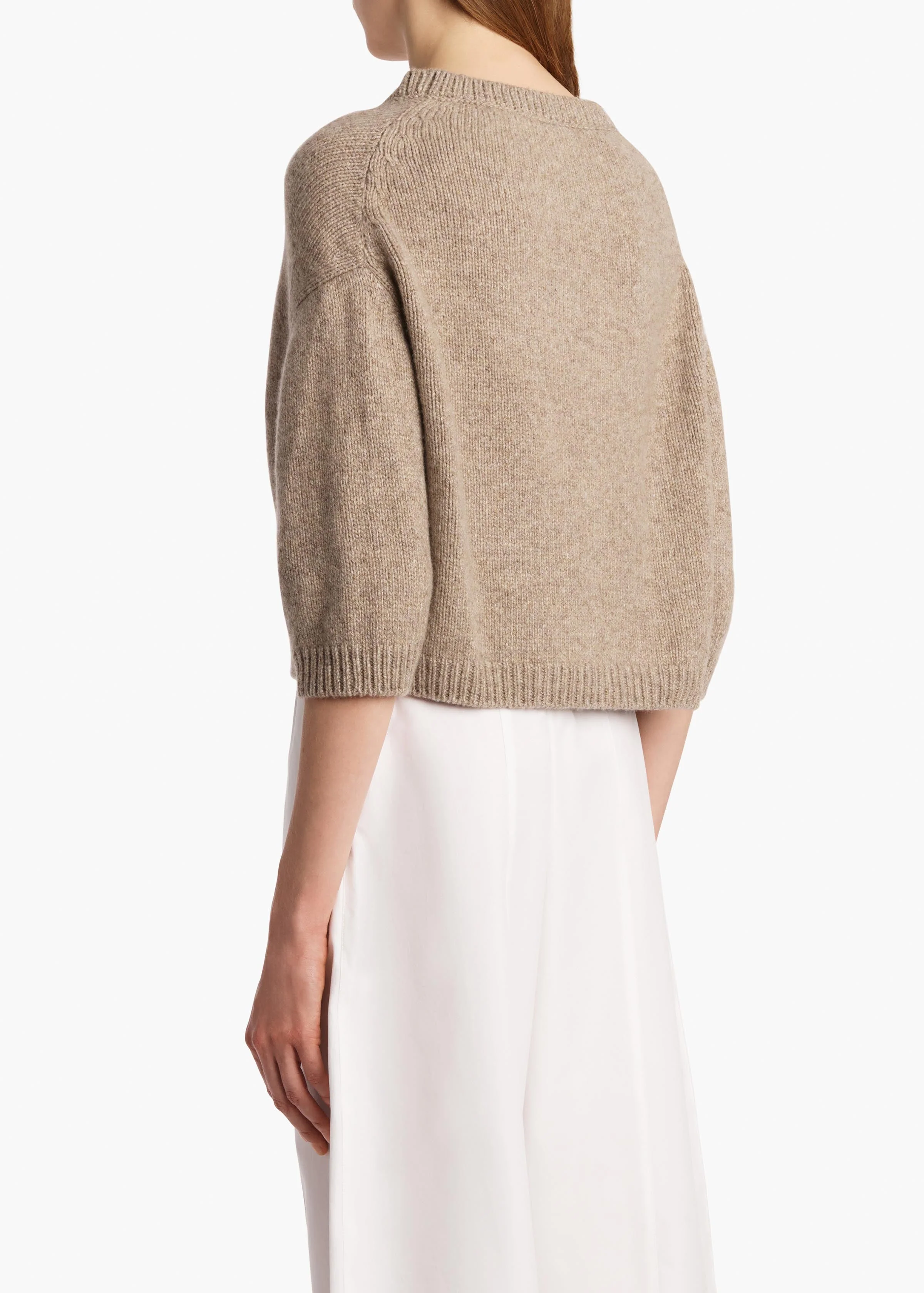 Khaite - Sabina Sweater in Sepia - Image 4