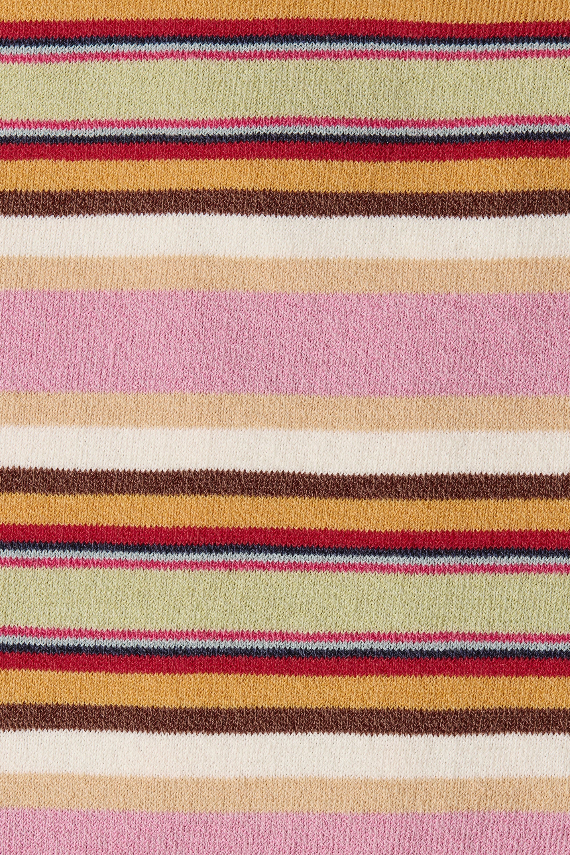 Faithfull - Sable Polo Shirt Luis Stripe Dusty Mauve - Image 9