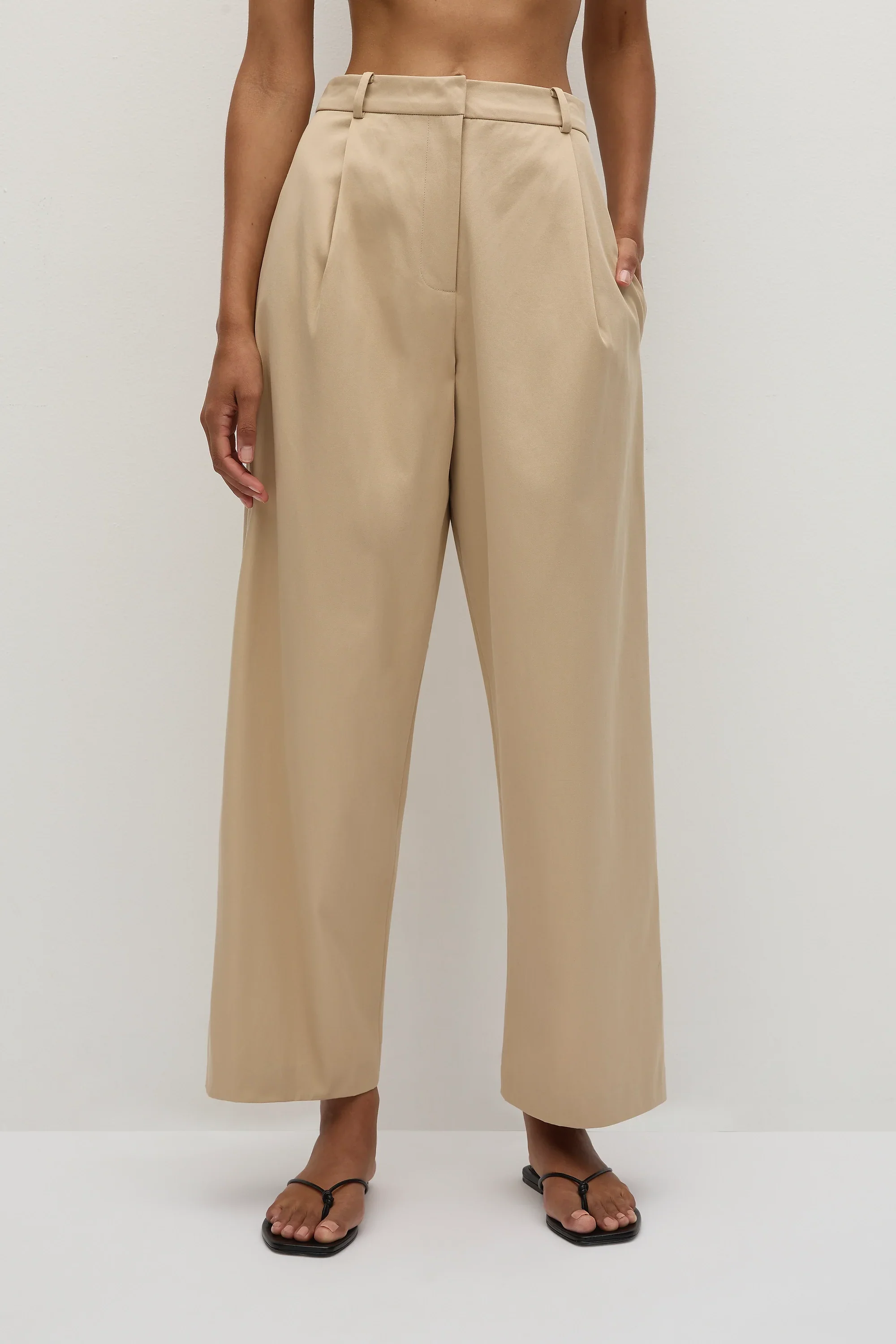 Faithfull - Sable Trouser Fawn - Final Sale - Image 2