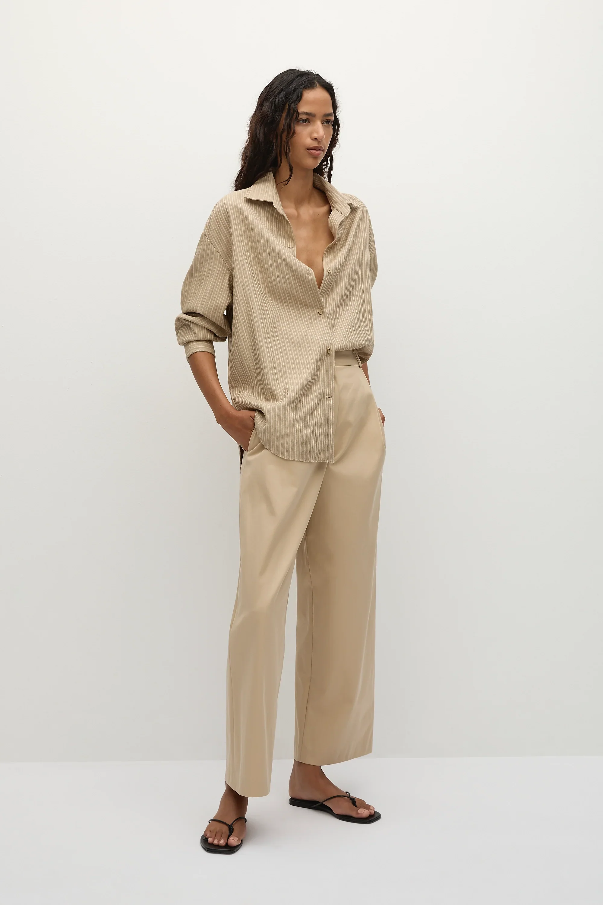 Faithfull - Sable Trouser Fawn - Final Sale - Image 4
