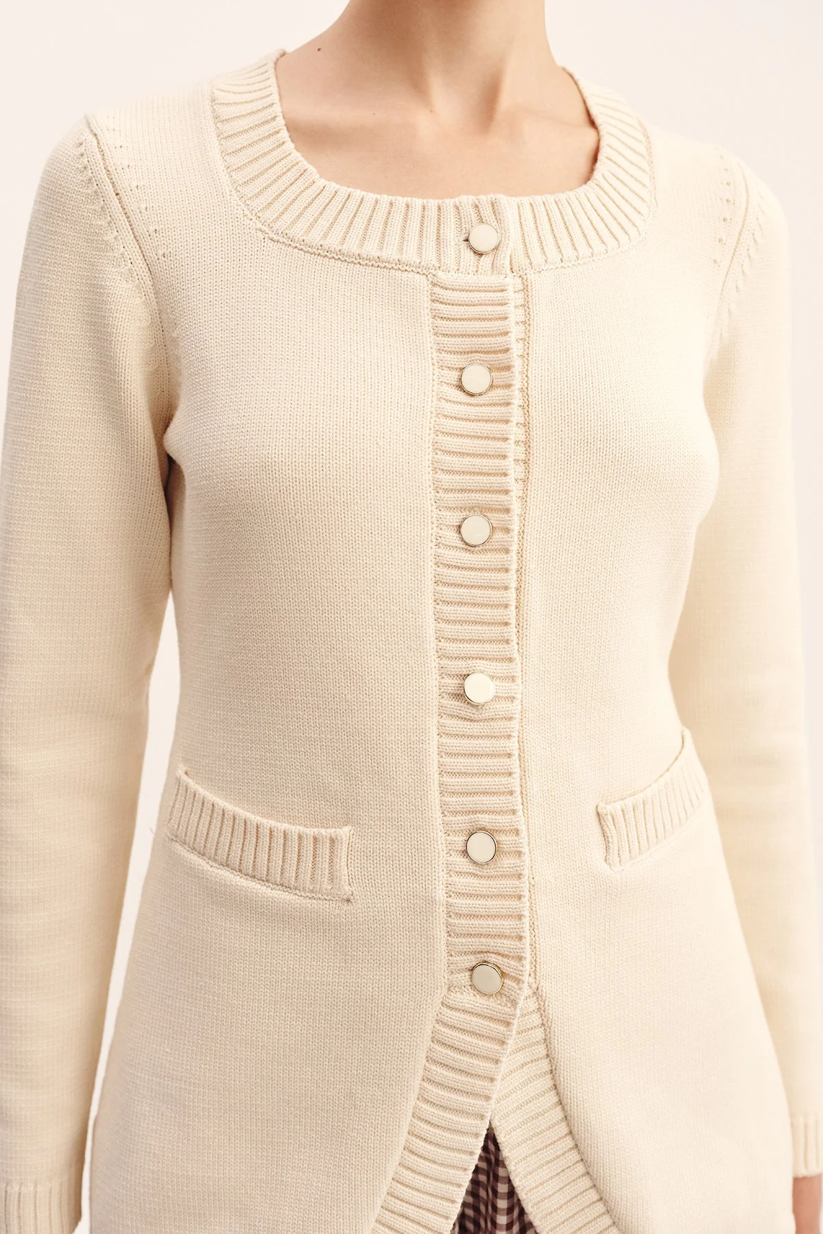 Posse - SABRINA CARDIGAN - CREAM - Image 7