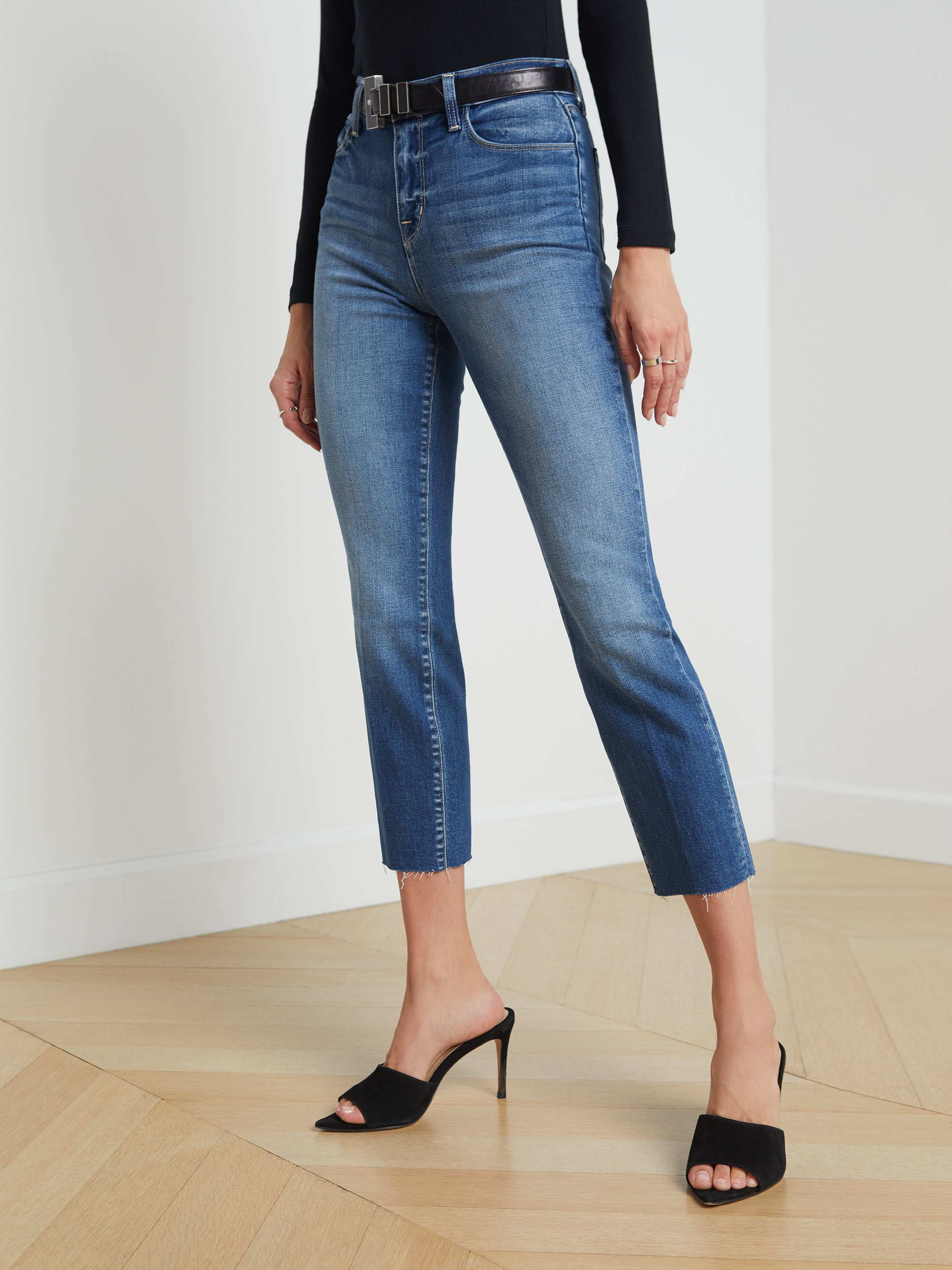 L'AGENCE - Sada Slim - Leg Cropped Jean - Image 7