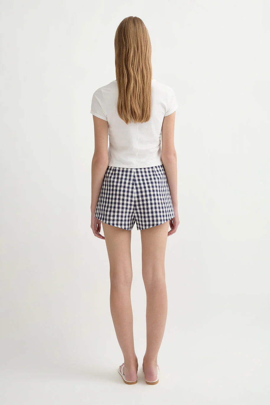 Posse - SADIE SHORT - NAVY GINGHAM - Image 9