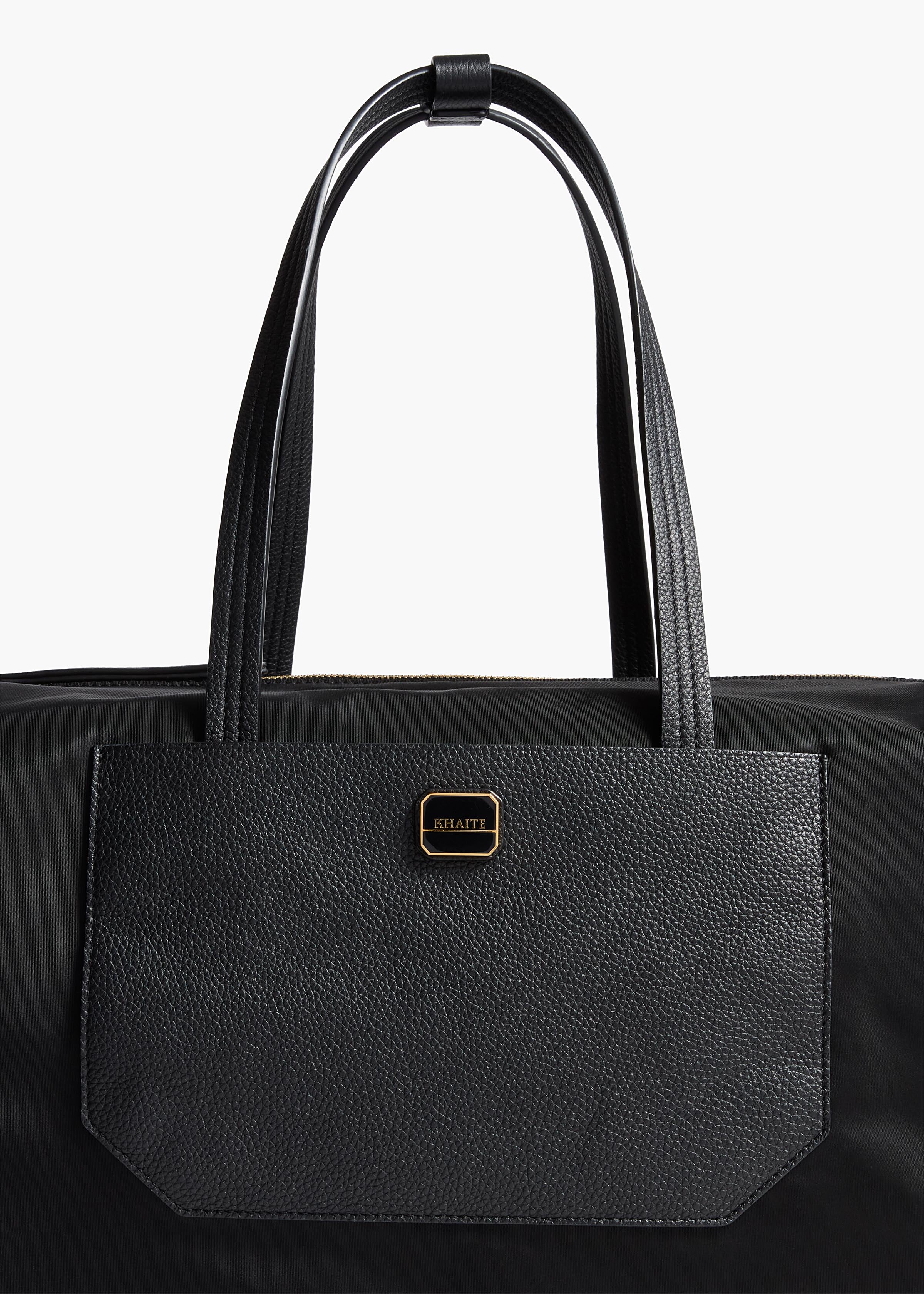 Khaite - Sage Duffle Bag in Black Nylon - Image 9