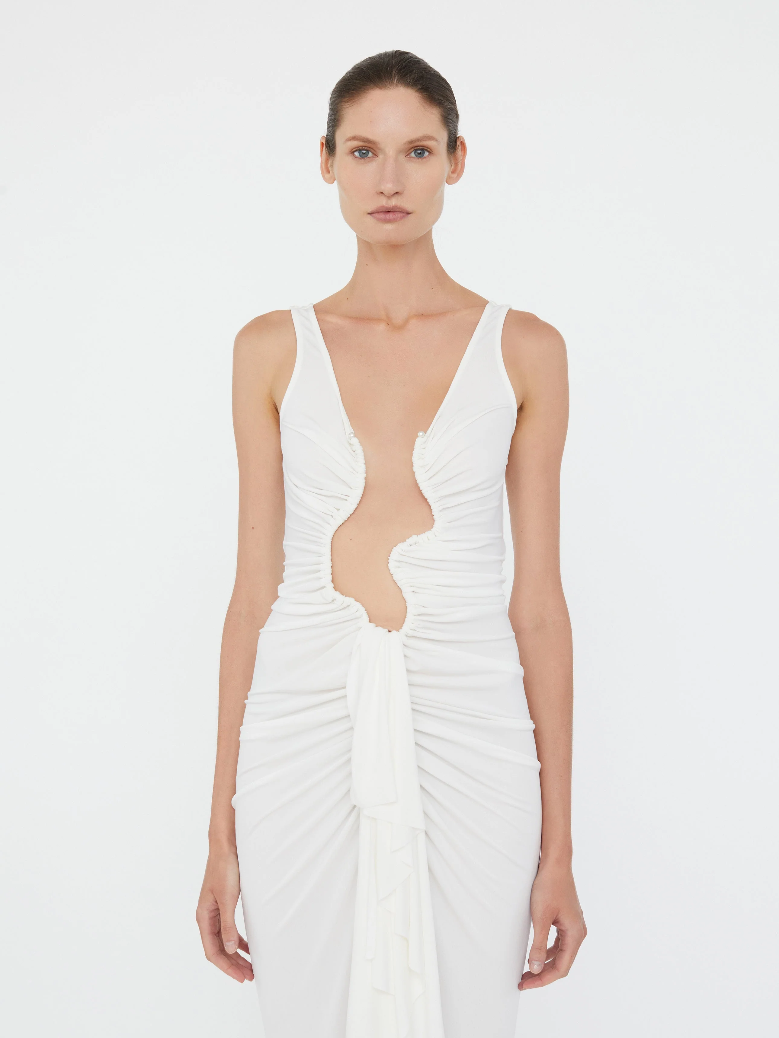 Christopher Esber - Salacia Jersey Drape Dress - Image 3