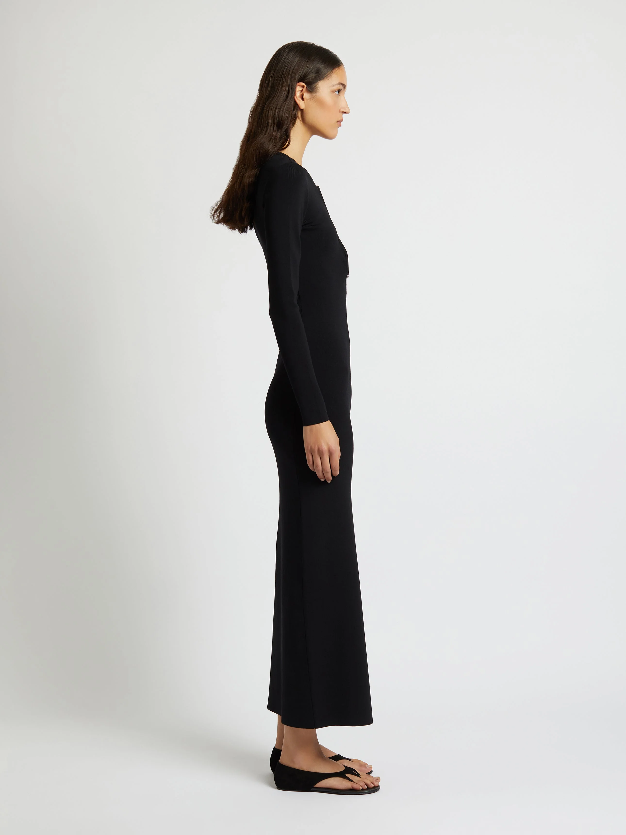 Christopher Esber - Salacia Wire Long Sleeve Column Dress - Image 3