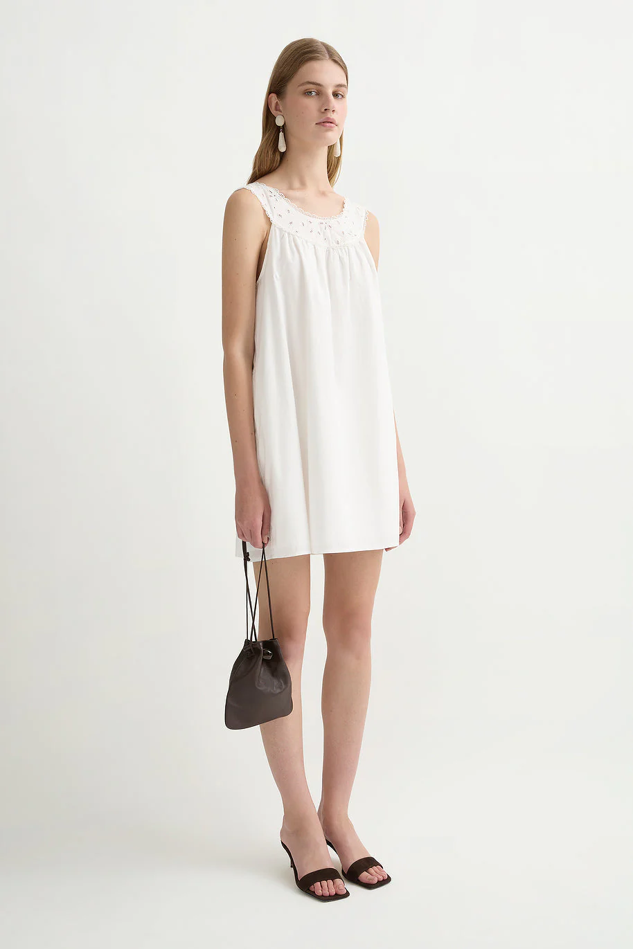 Posse - SALMA MINI DRESS - VINTAGE WHITE - Image 3