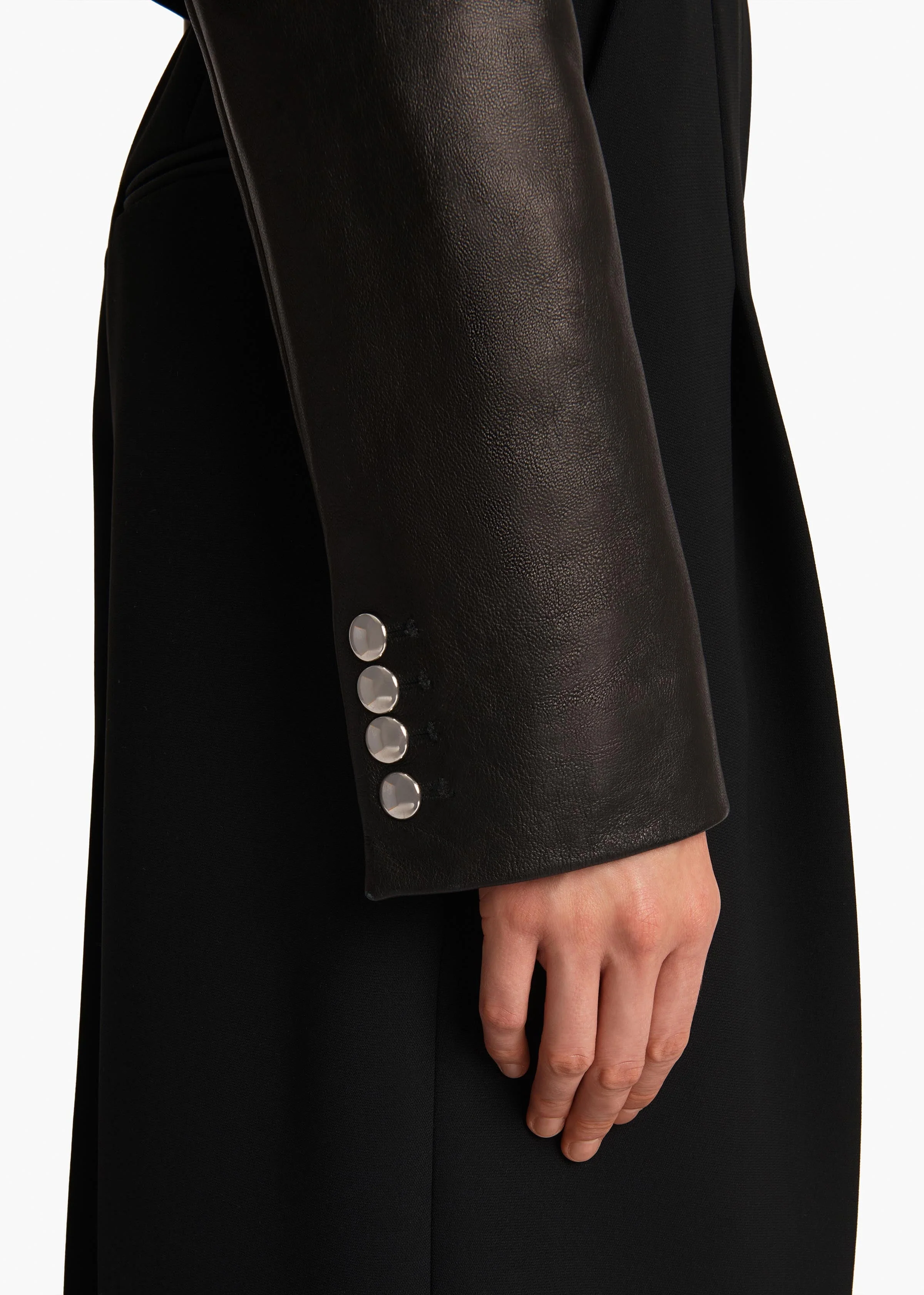 Khaite - Samuelson Jacket in Black Leather - Image 13