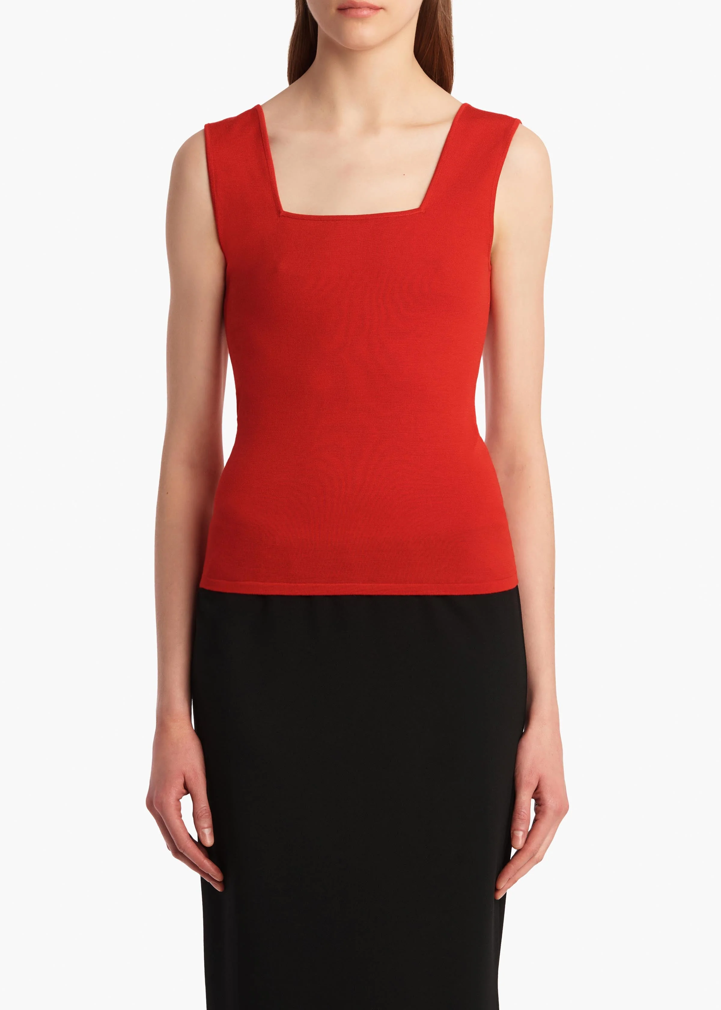 Khaite - Sani Top in Fire Red - Image 10
