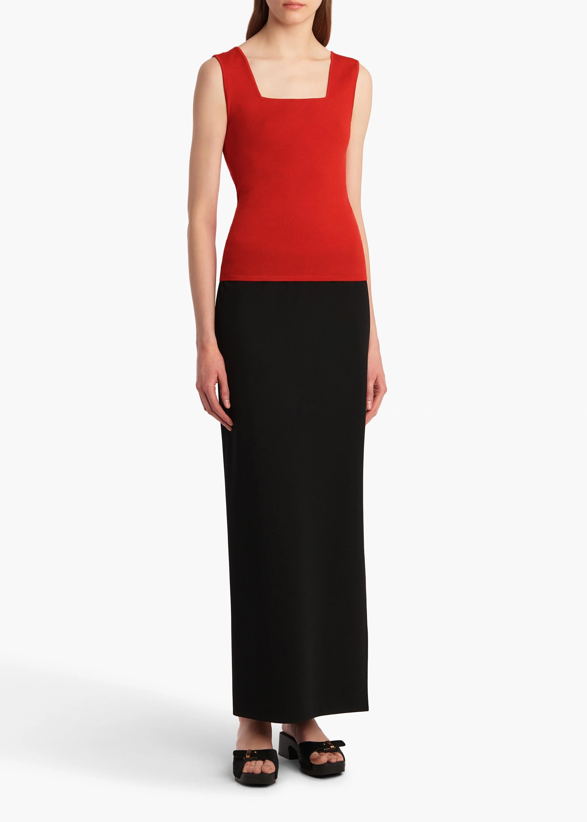 Khaite - Sani Top in Fire Red - Image 9
