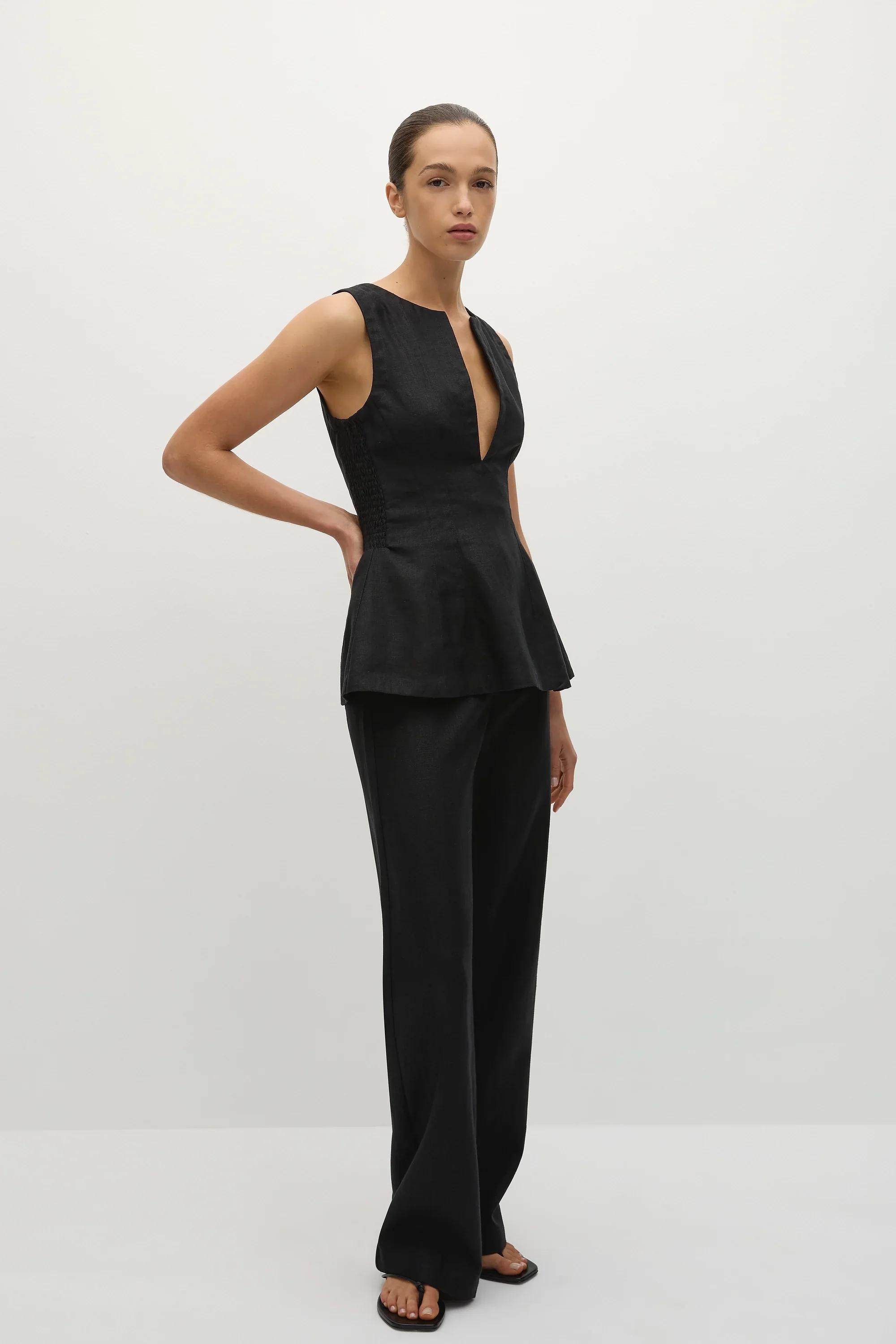 Faithfull - Sanne Pant Black - Final Sale - Image 4