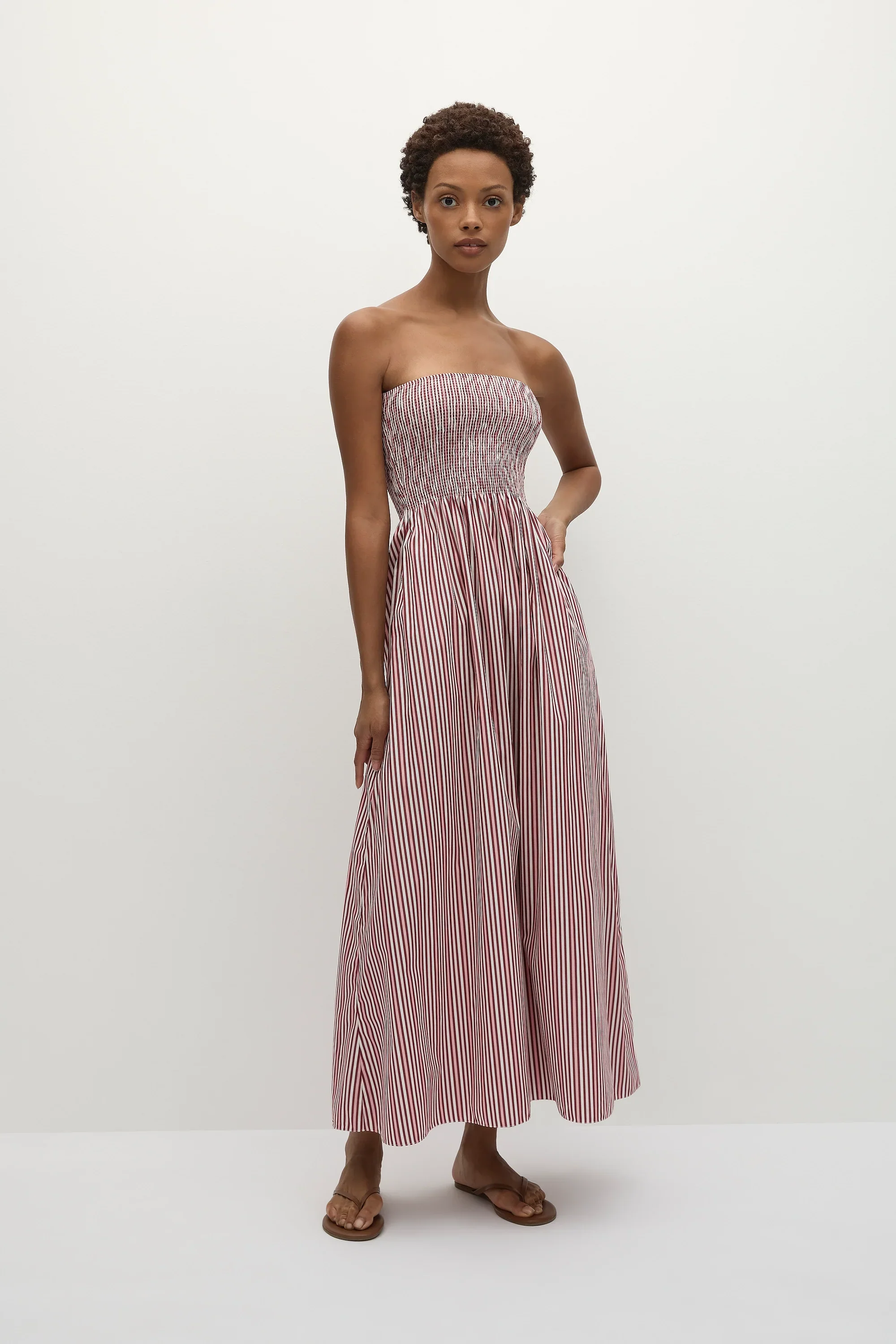 Faithfull - Sanya Maxi Dress Clare Stripe - Final Sale
