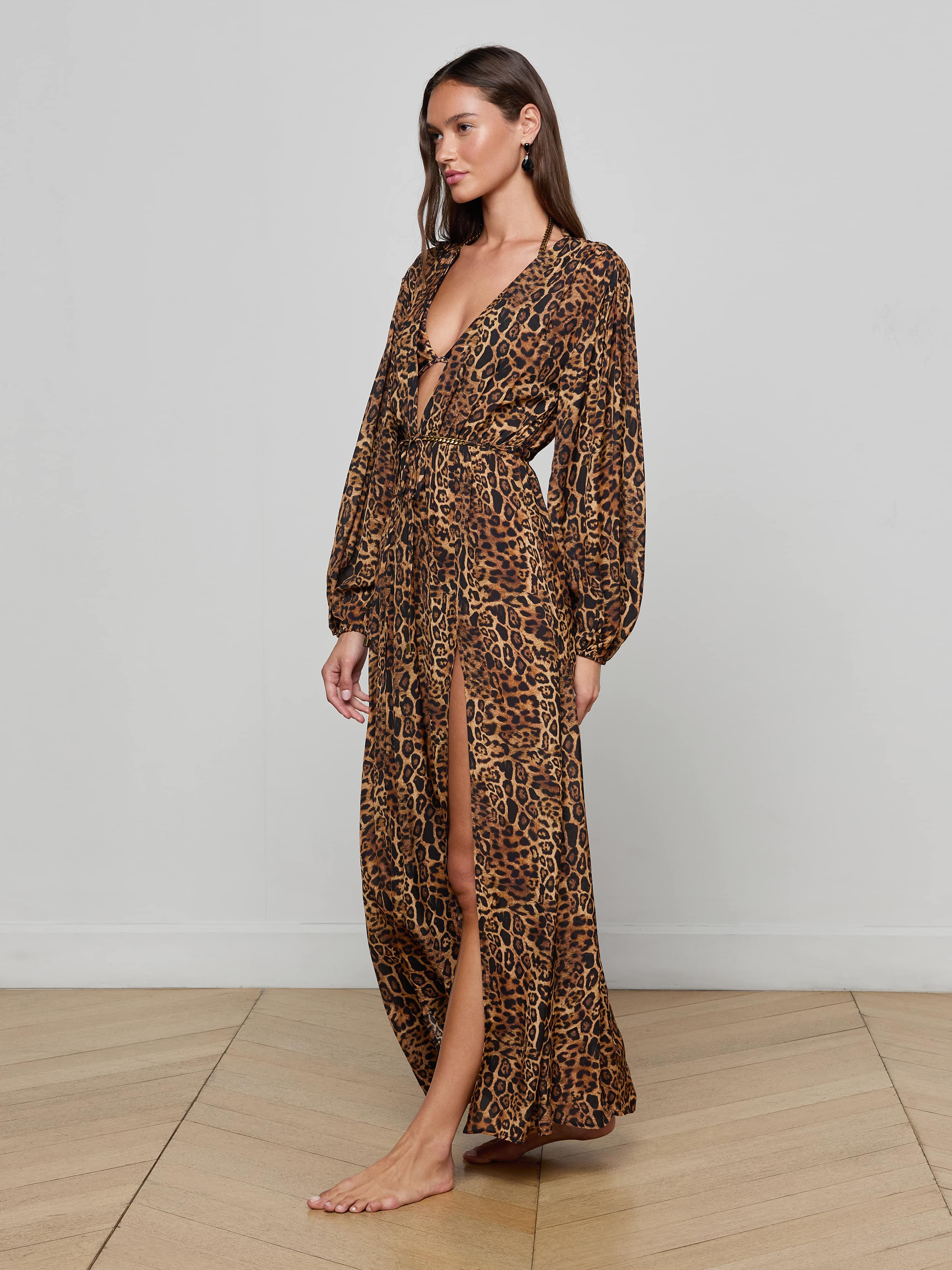 L'AGENCE - Sara Maxi Cover - Up Dress - Image 8