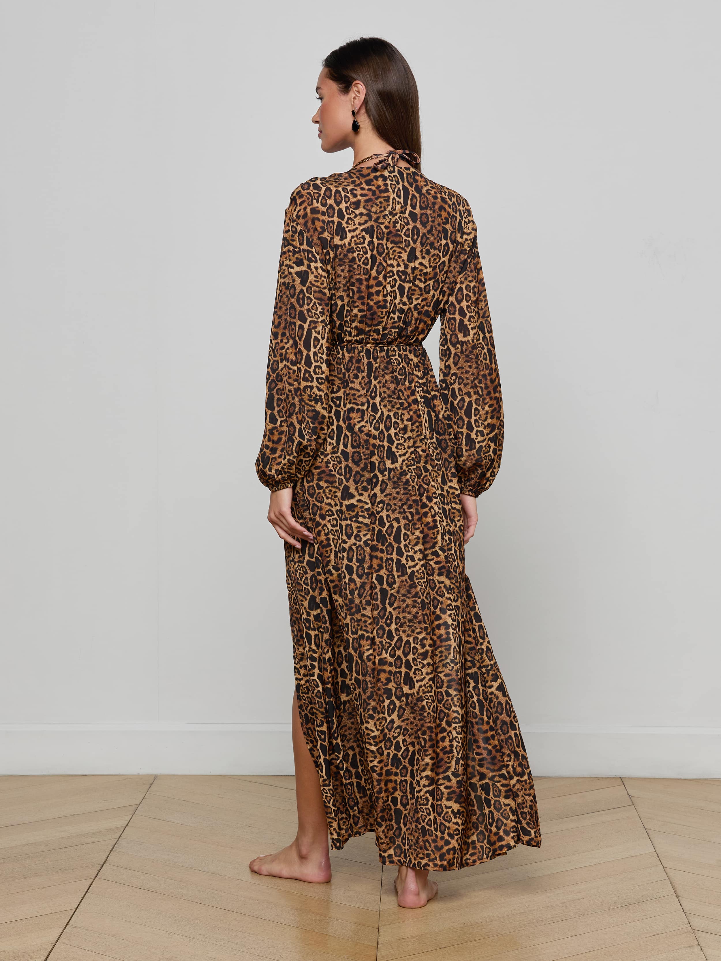 L'AGENCE - Sara Maxi Cover - Up Dress - Image 9