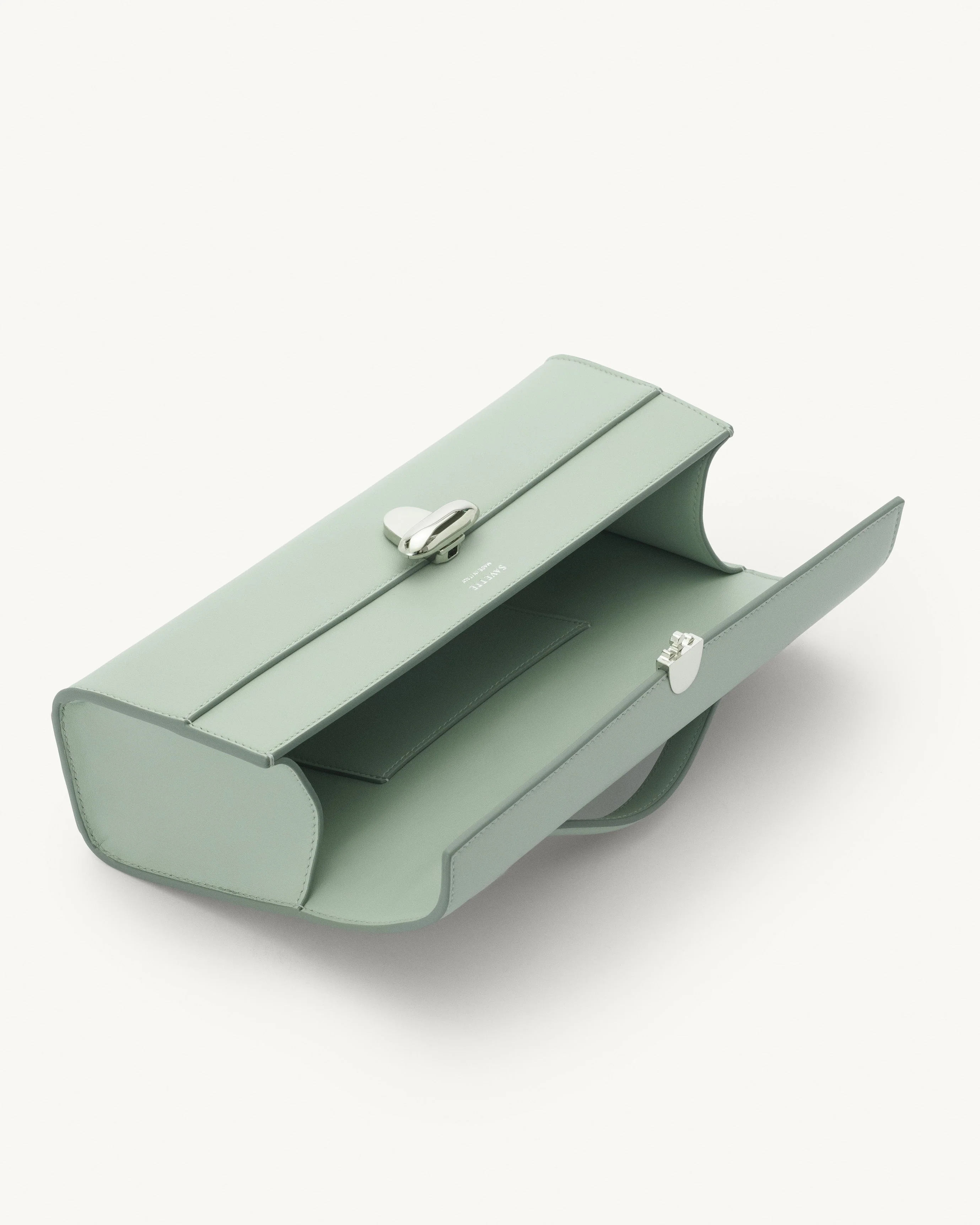 SAVETTE - Slim Symmetry Pochette in Mist Leather - Image 3