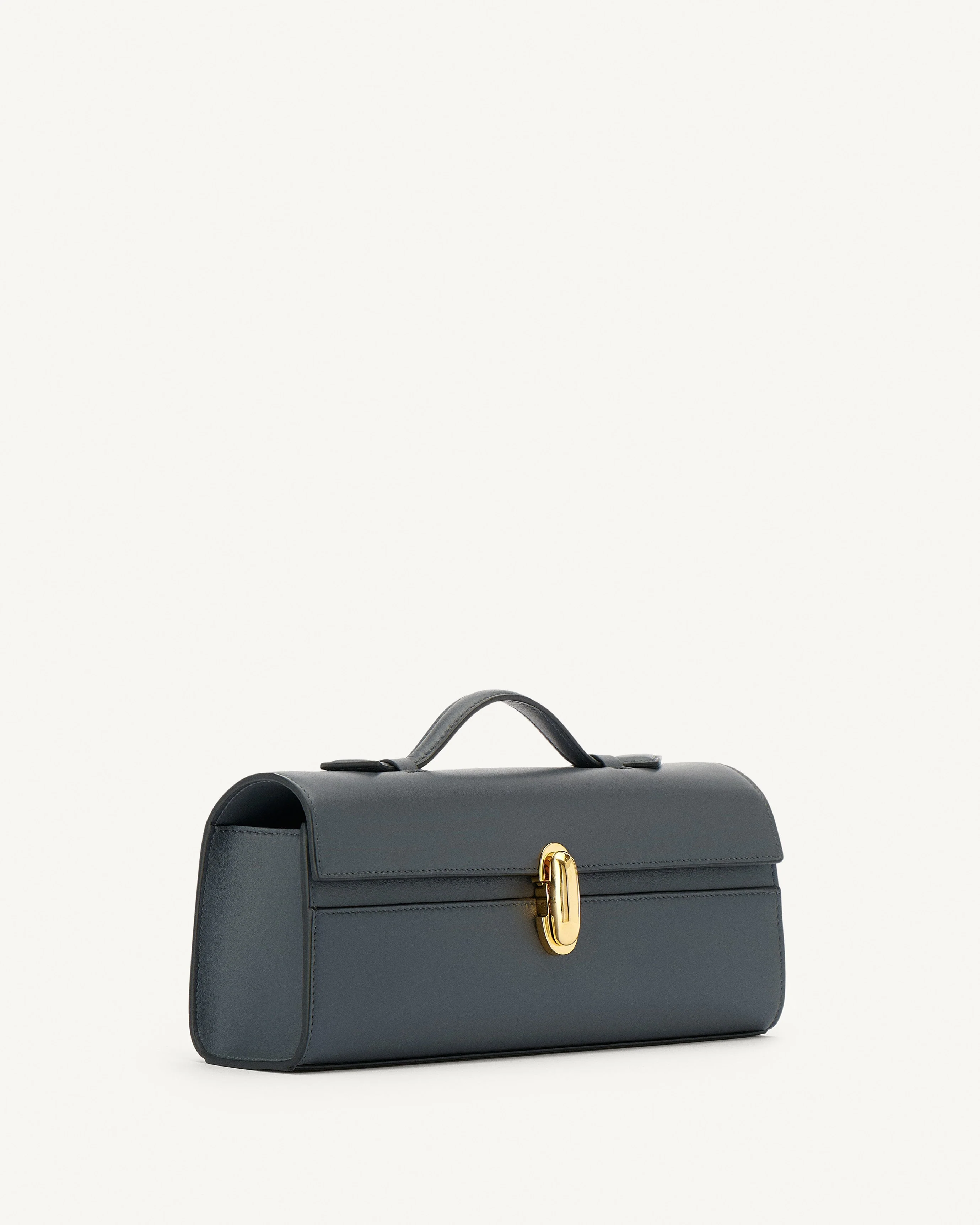 SAVETTE - Slim Symmetry Pochette in Storm Leather - Image 2