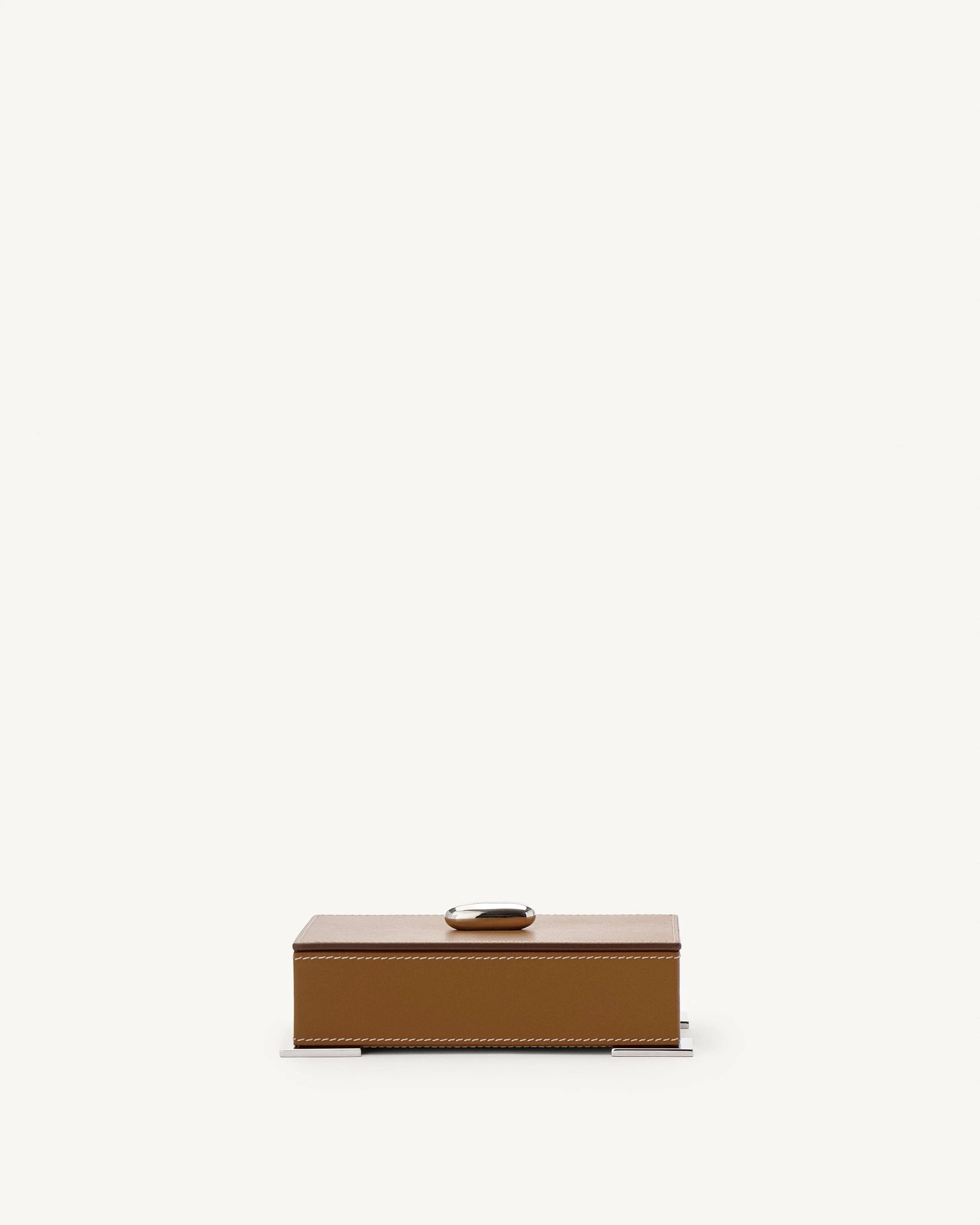SAVETTE - Small Box in Saddle Leather