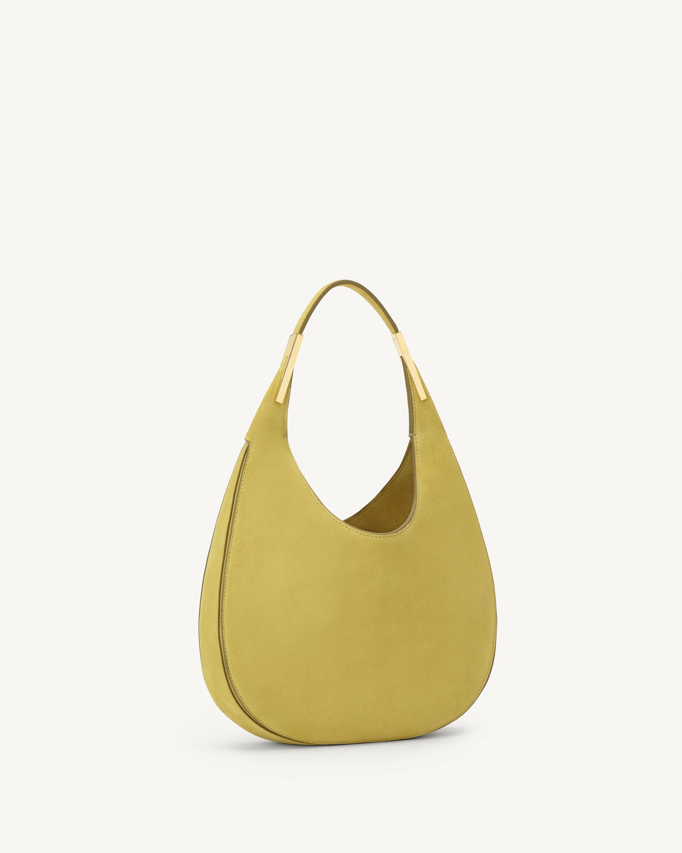 SAVETTE - Small Florence Hobo in Chartreuse Suede - Image 2