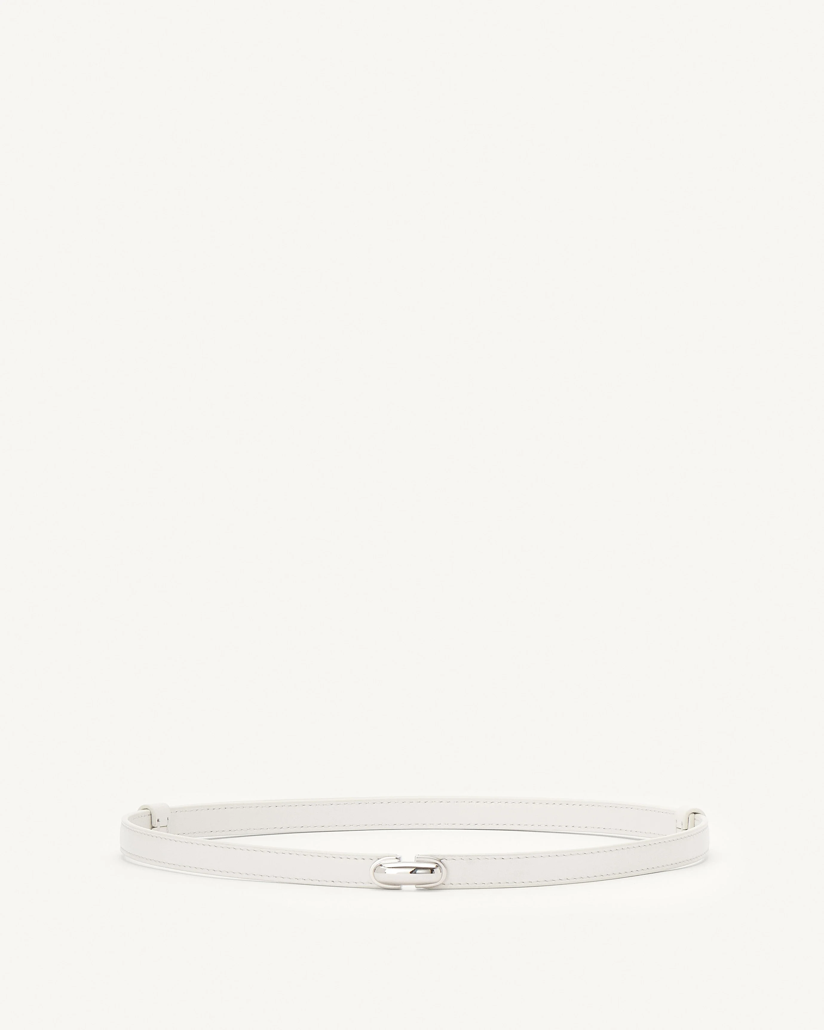 SAVETTE - Symmetry Belt in Ivory Leather
