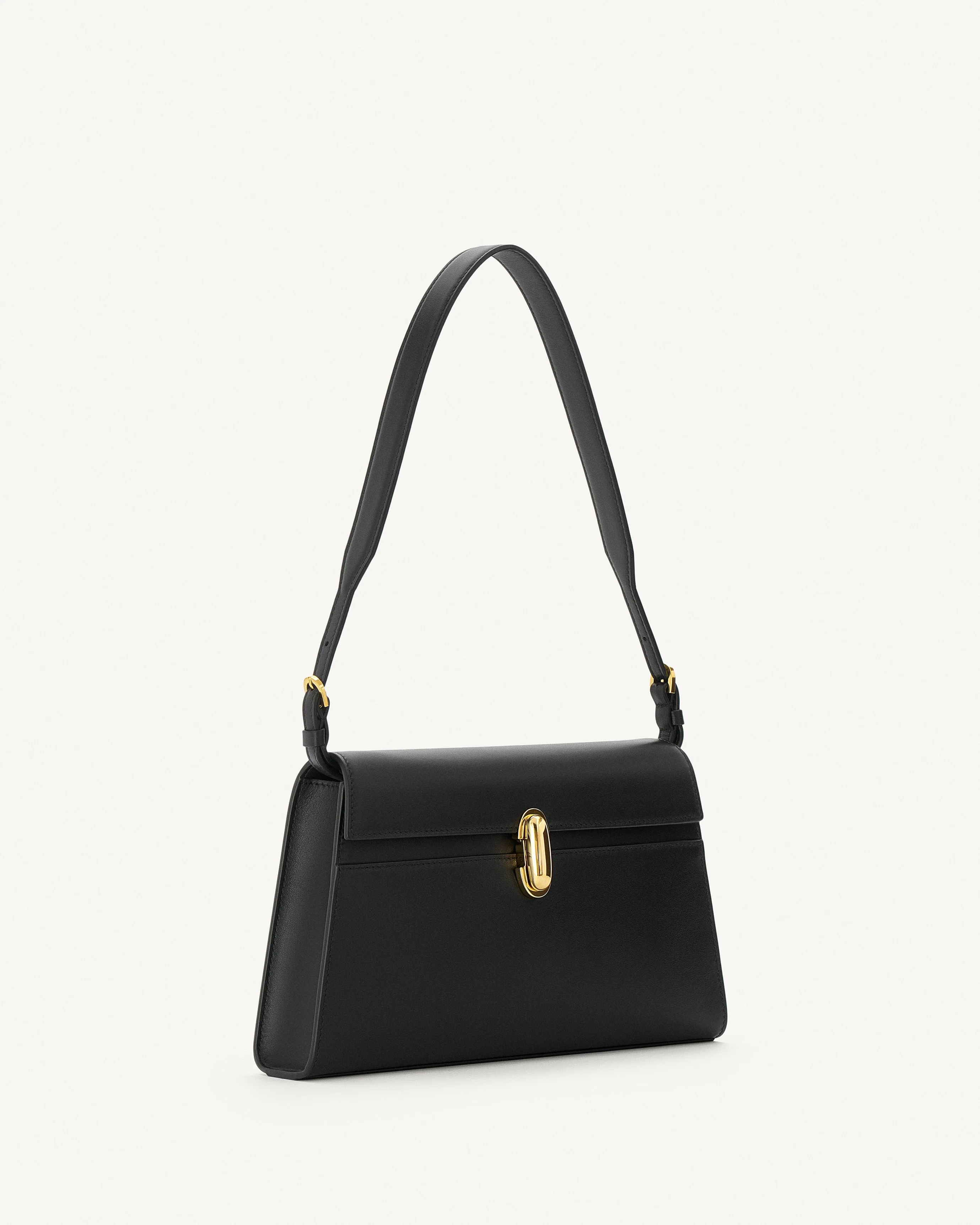 SAVETTE - Symmetry Shoulder in Black Leather - Image 2