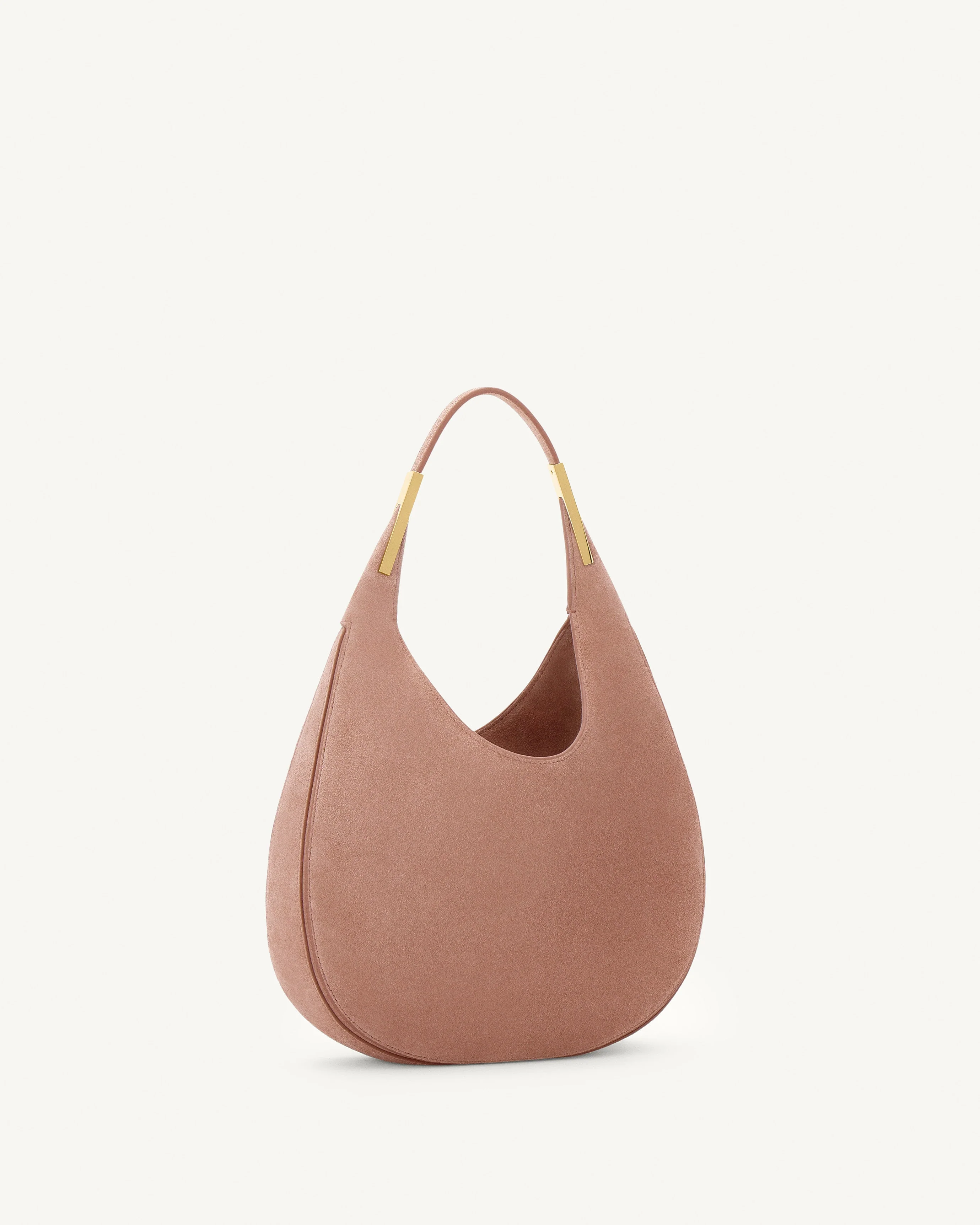 SAVETTE - The Small Florence Hobo in Blush Suede - Image 2