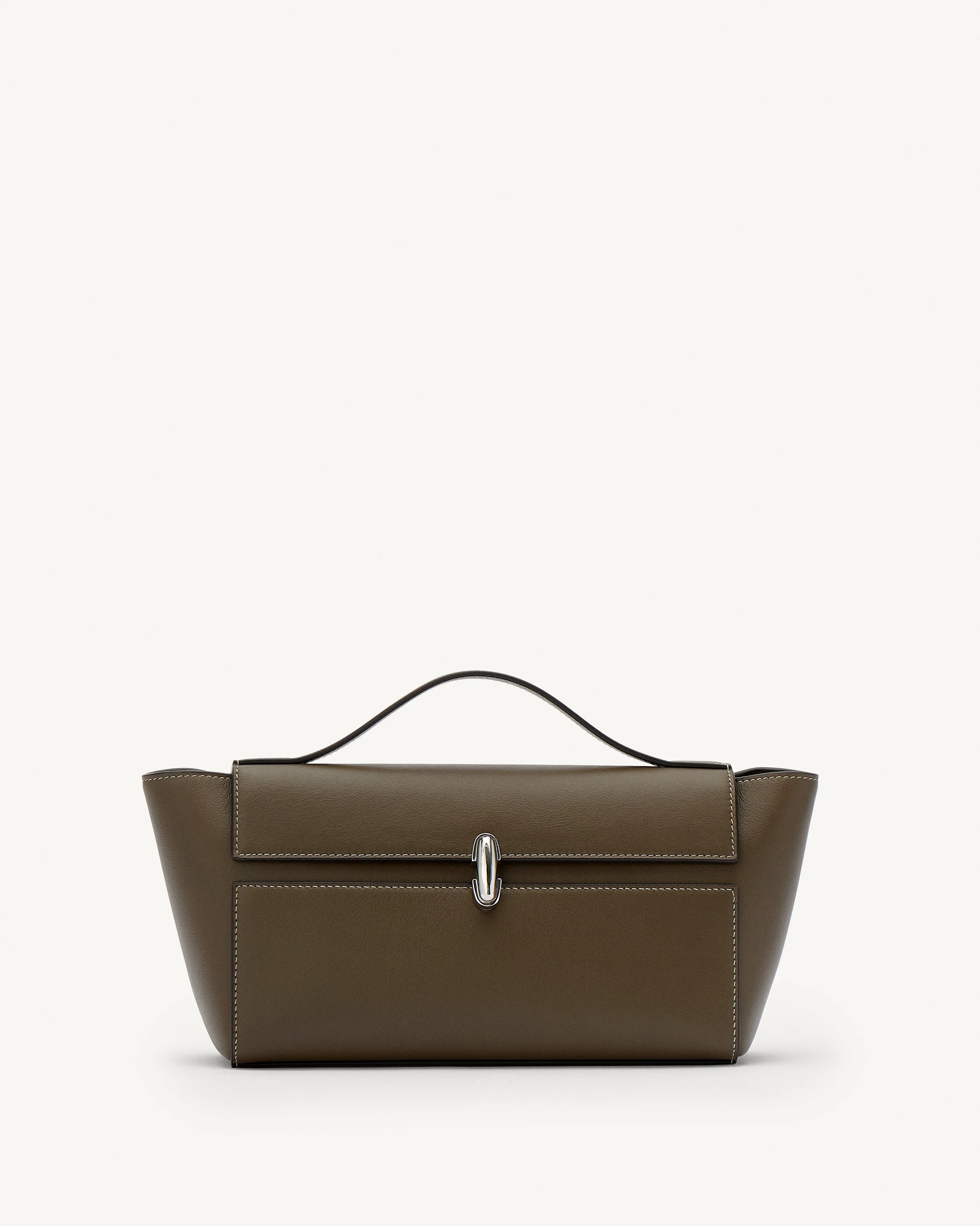 SAVETTE - Trapeze Pochette in Mink Leather