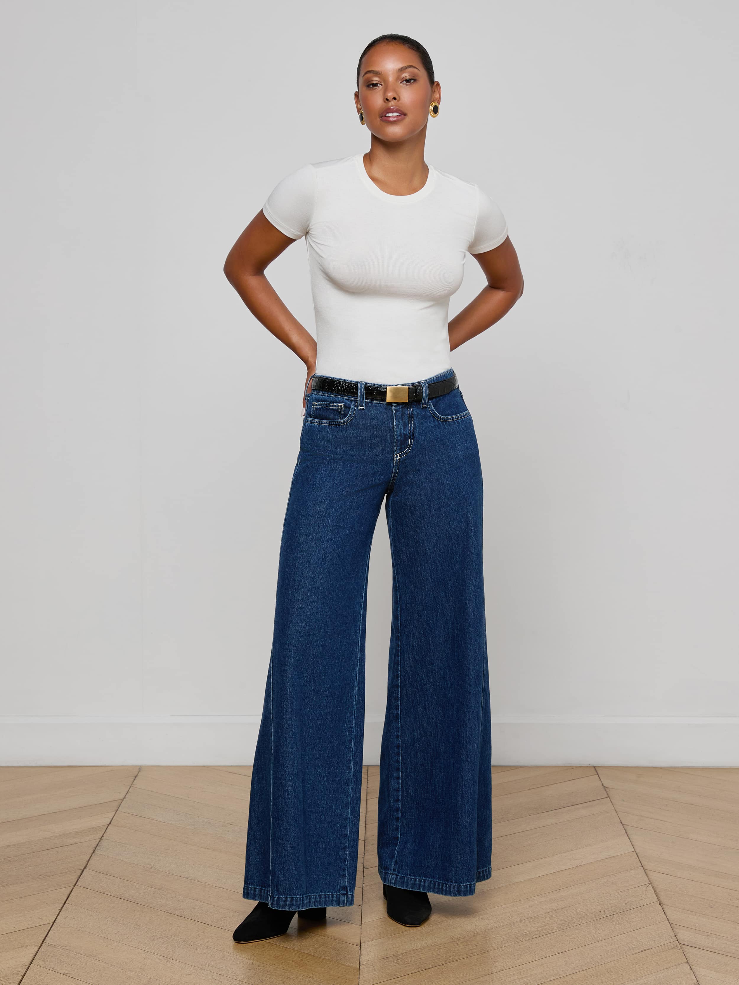 L'AGENCE - Savina Low - Rise Wide - Leg Jean - Image 7
