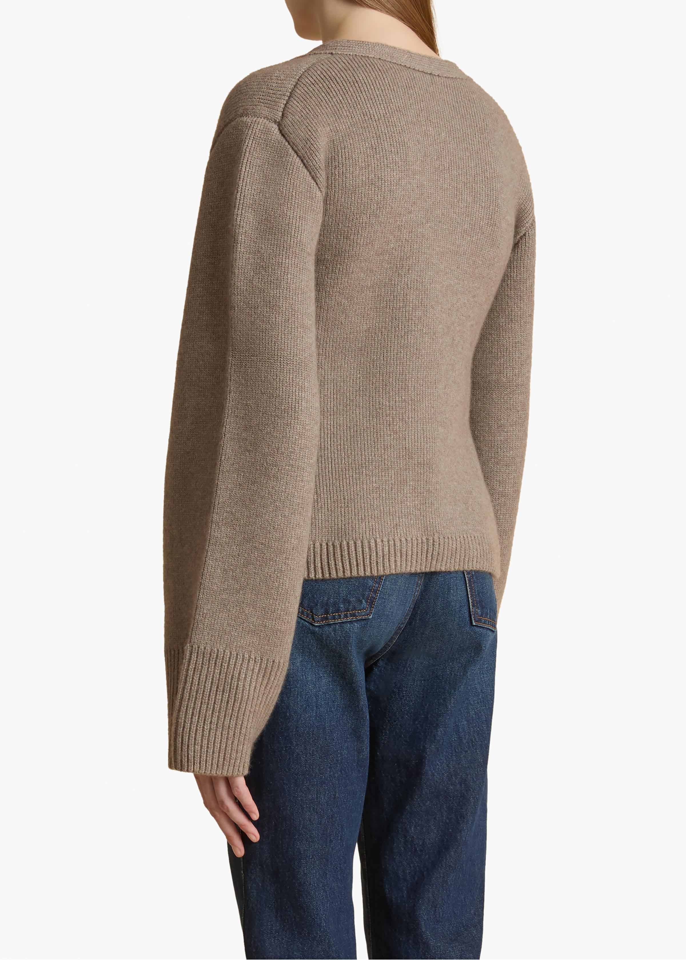 Khaite - Scarlet Cardigan in Barley - Image 4