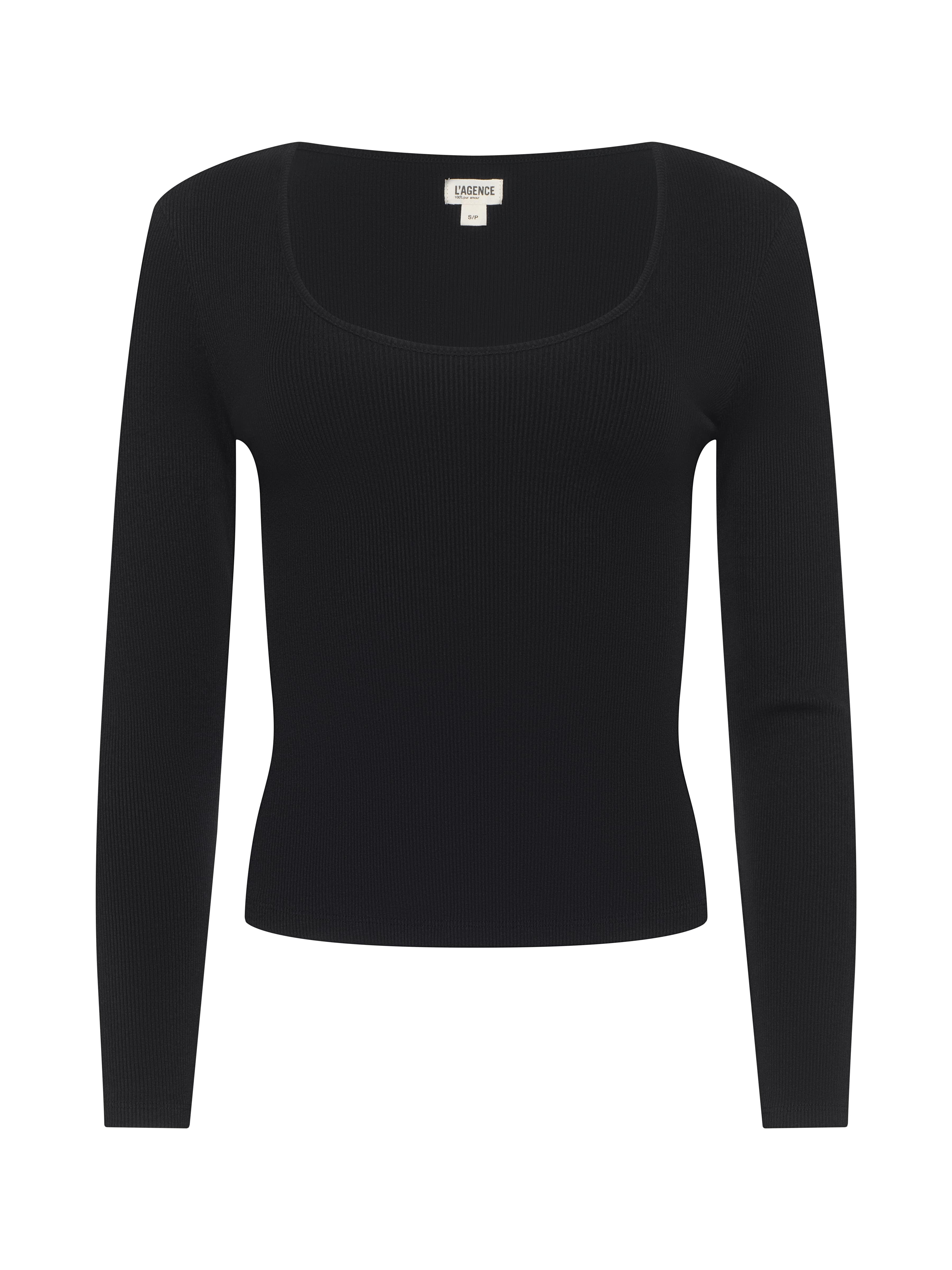 L'AGENCE - Scarlet Scoopneck Tee - Image 6