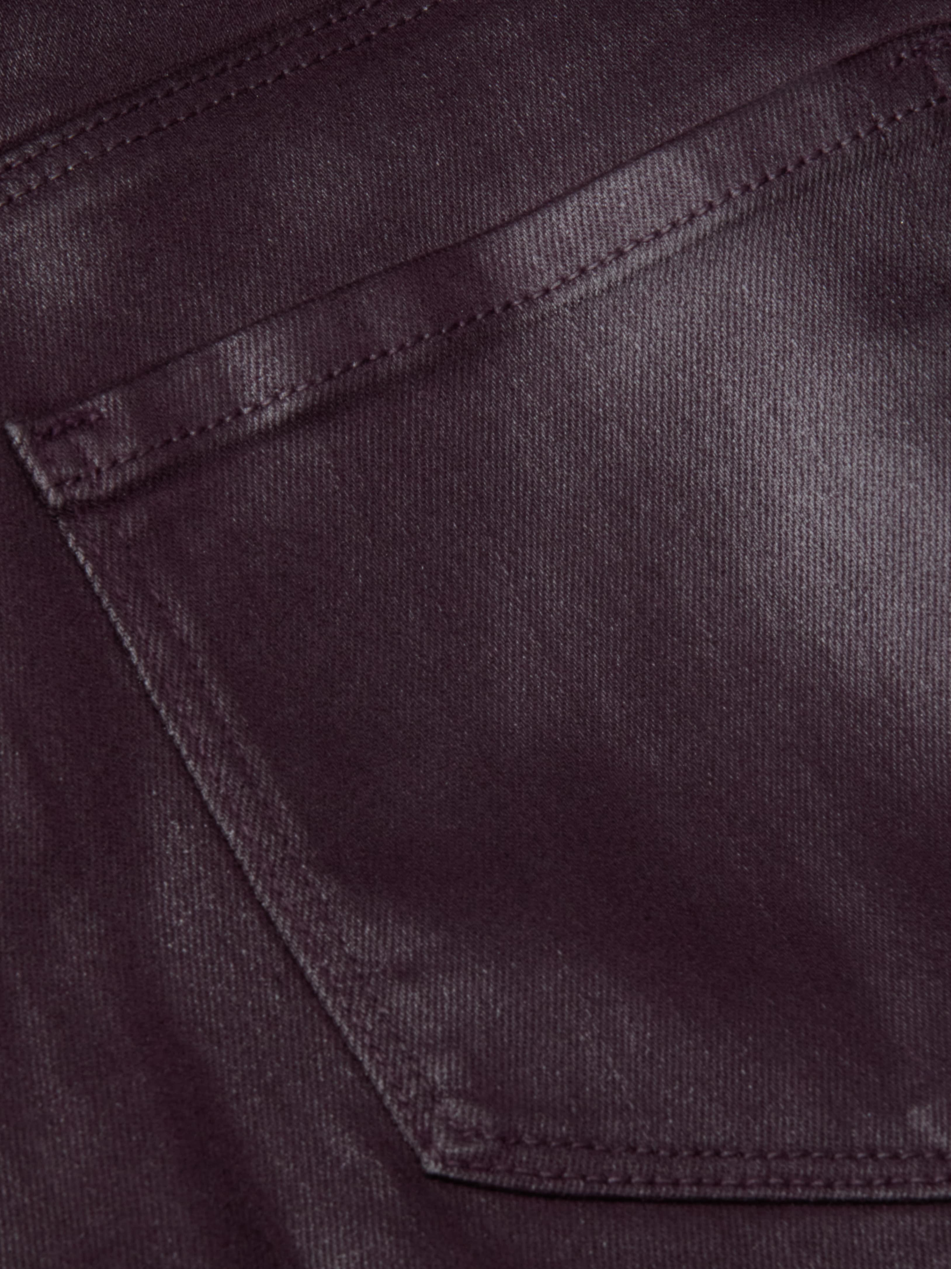 L'AGENCE - Scottie Coated Wide - Leg Jean - Image 5