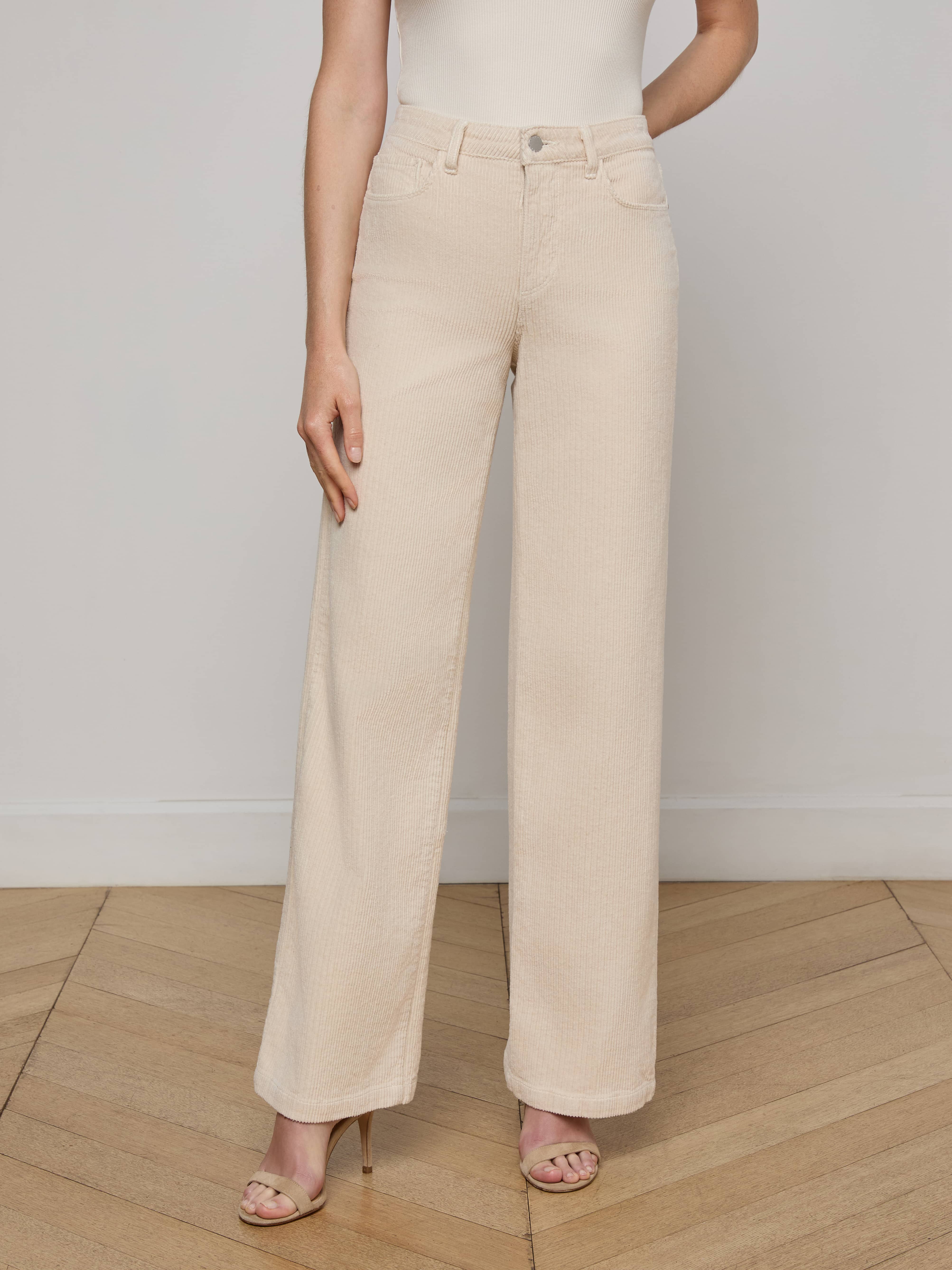 L'AGENCE - Scottie Corduroy Wide - Leg Pant - Image 2