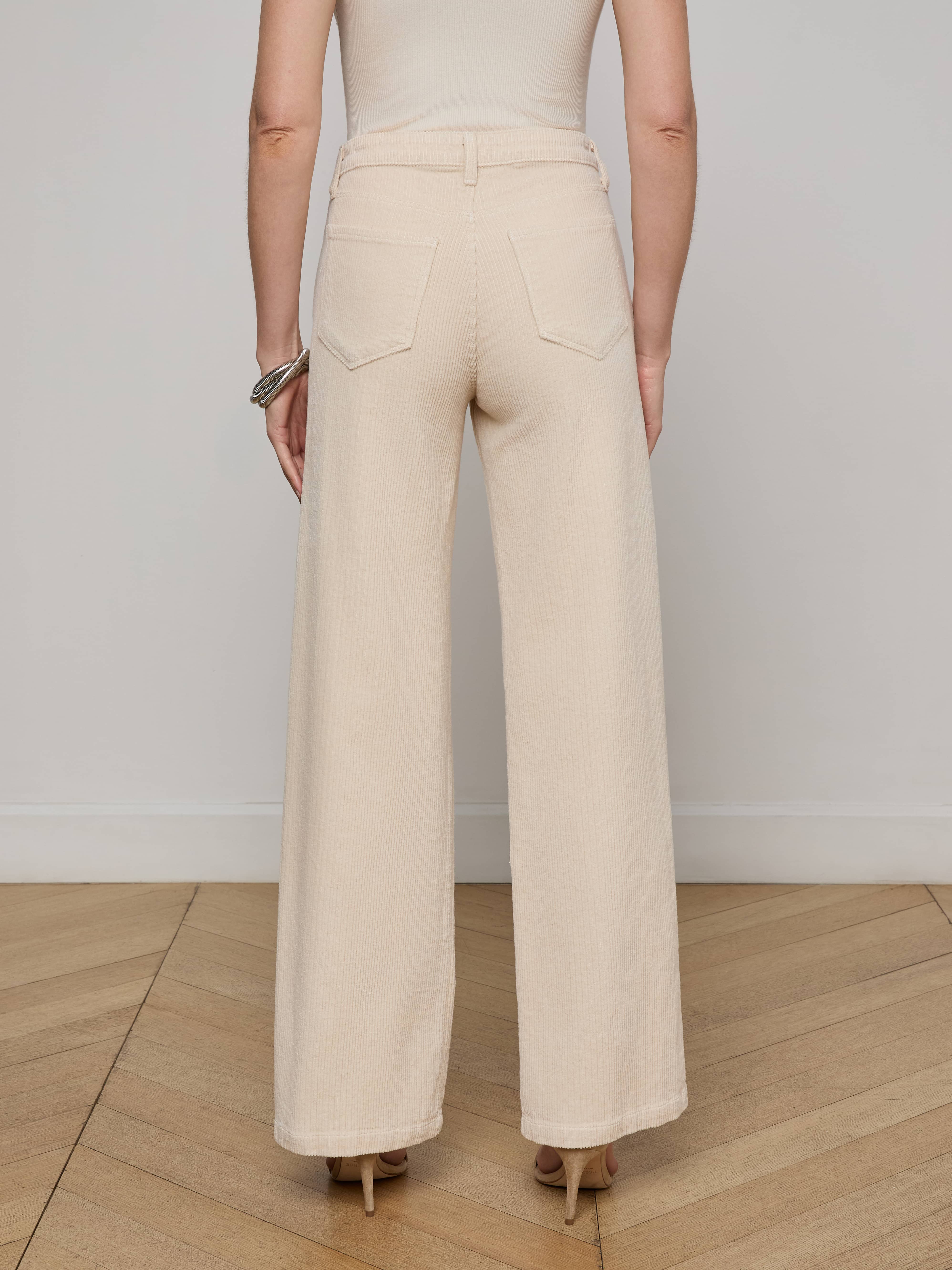 L'AGENCE - Scottie Corduroy Wide - Leg Pant - Image 4